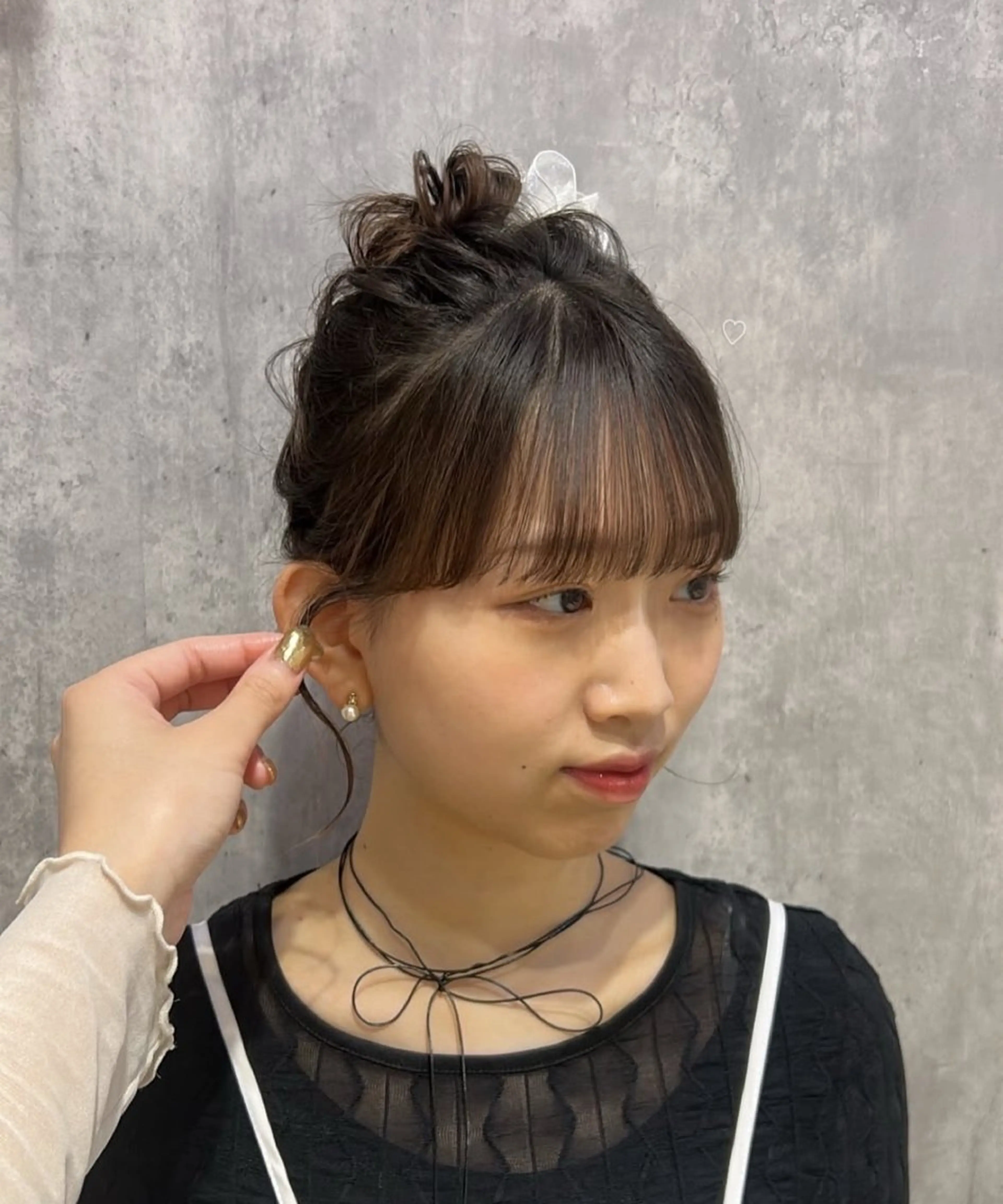 ヘアアレンジ アレンジカラー モデル🎀yuuiのヘアスタイル