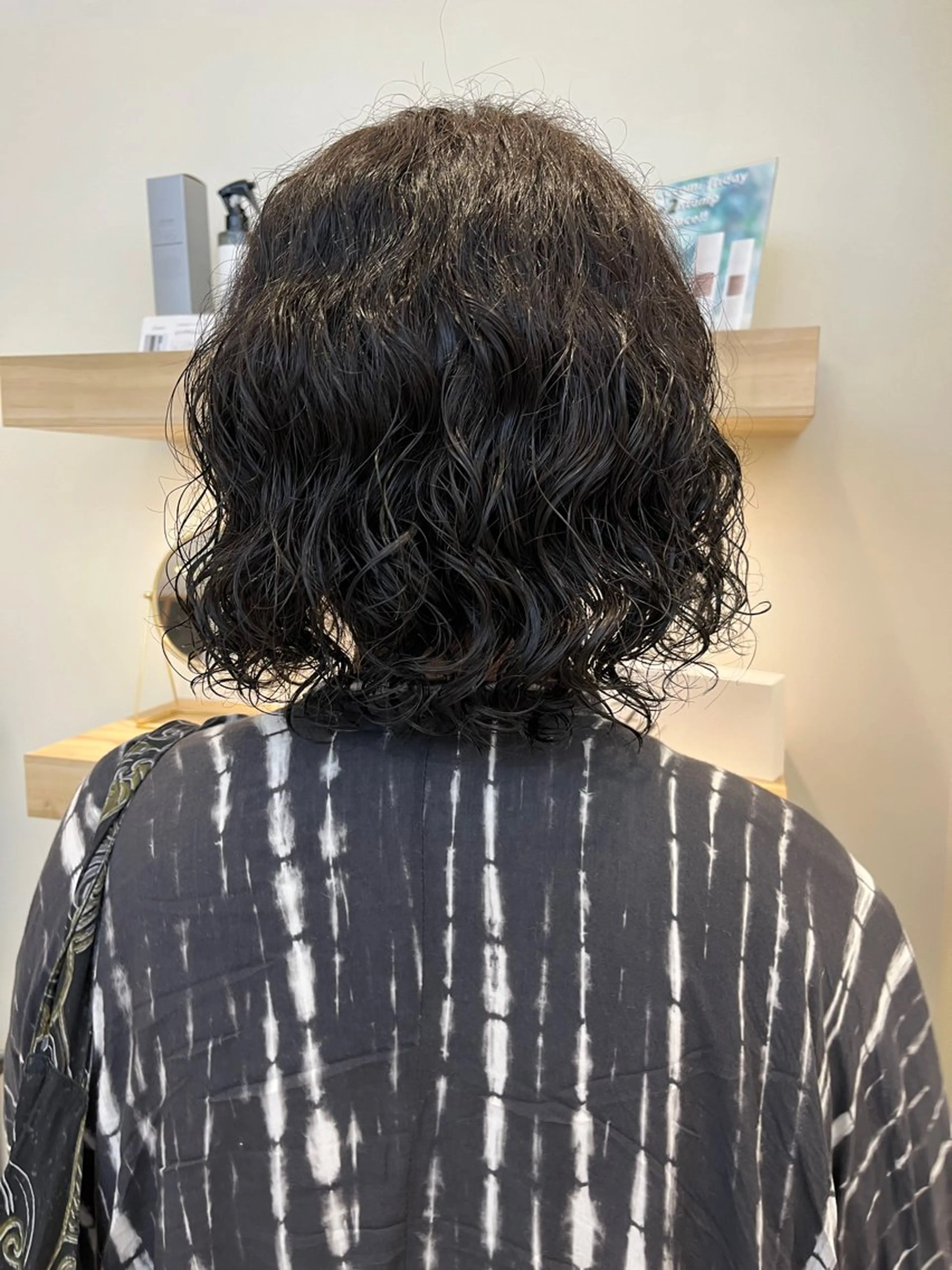 パーマ メンズ メンズパーマ ヘアカラー 暖色カラー🍒スパ/ canna‎🤍のヘアスタイル