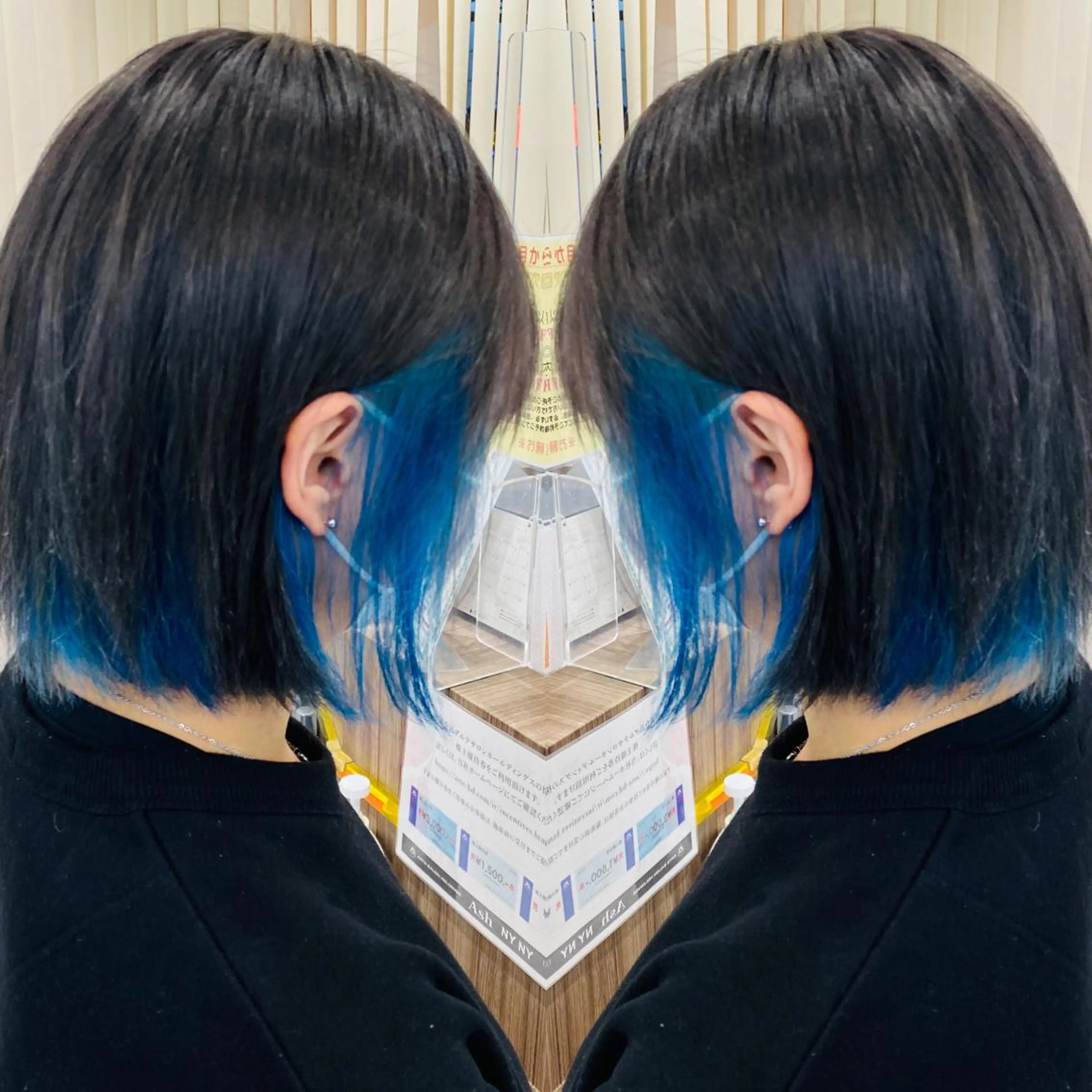 ショート カラー ブルーカラー 髪質改善カラー/店長 宮内秀峰のヘアスタイル