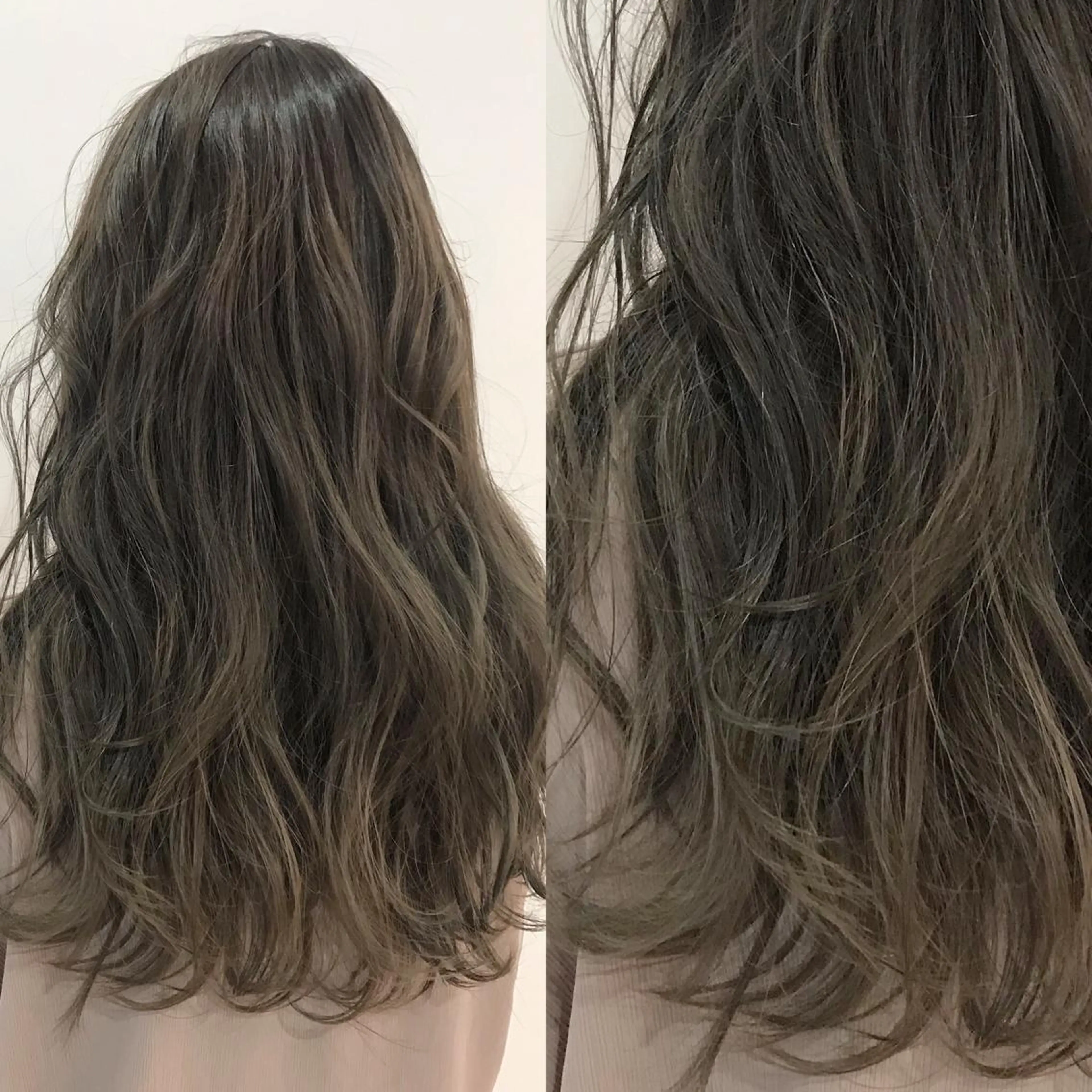 ミディアム カラー ✨艶ブリーチカラー ✨四ノ宮裕己のヘアスタイル