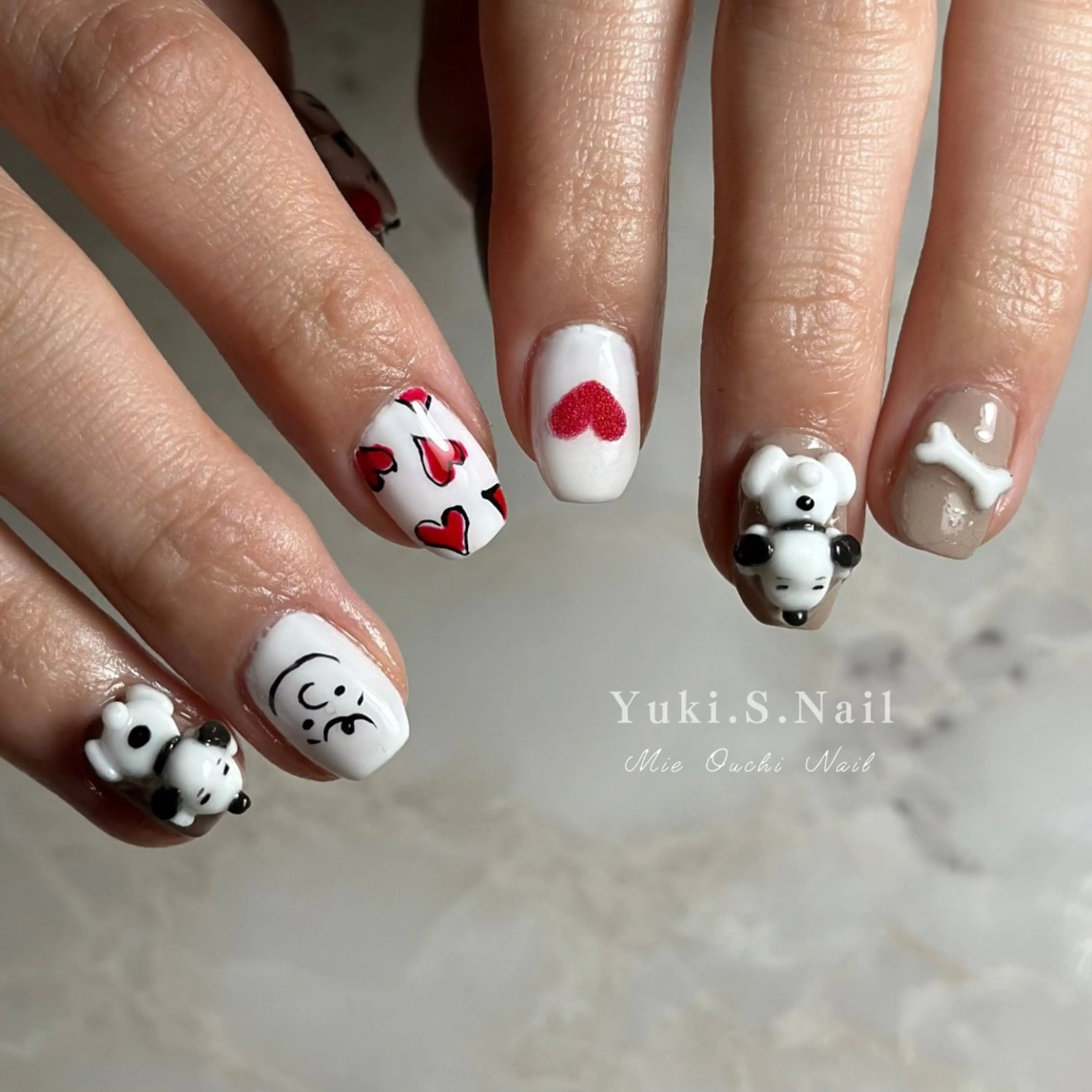 ショート ハンドネイル Yuki S.Nailのネイルデザイン