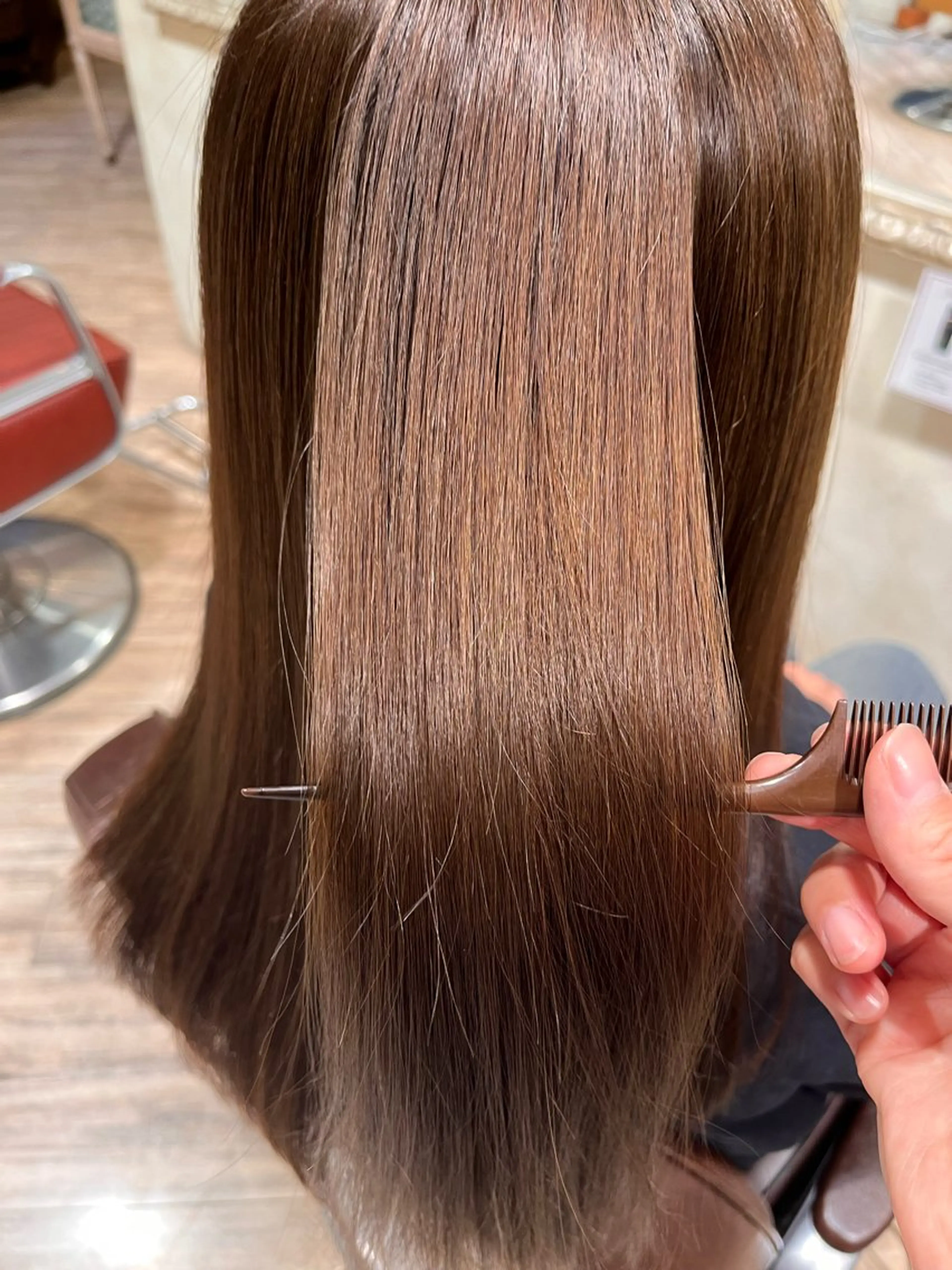 ロング カラー カット ヘアカラー 五十嵐ゆり 美髪カラー　武蔵小杉のヘアスタイル