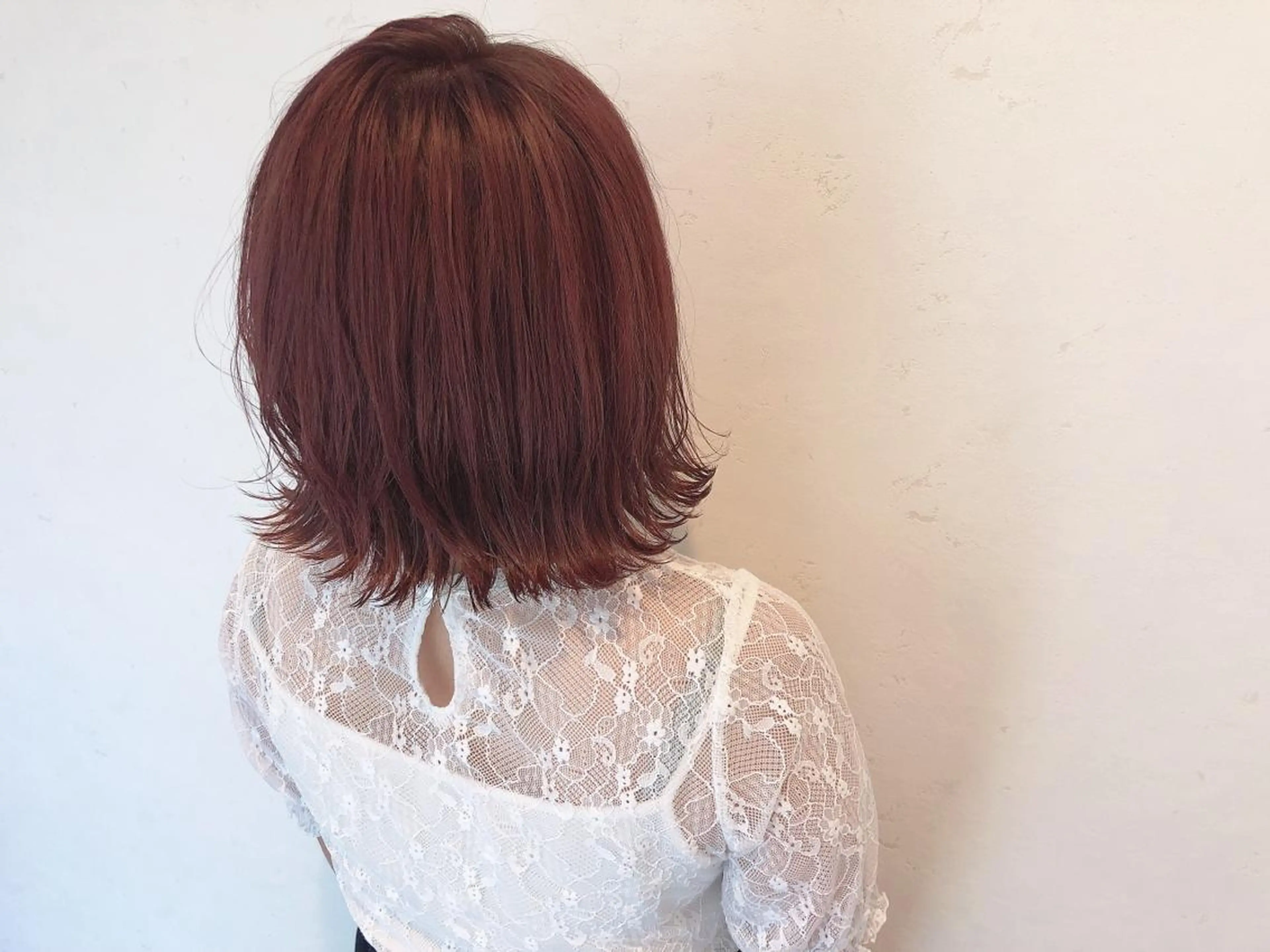 ミディアム カラー The book hand salon所属・伊藤 さやかのヘアスタイル