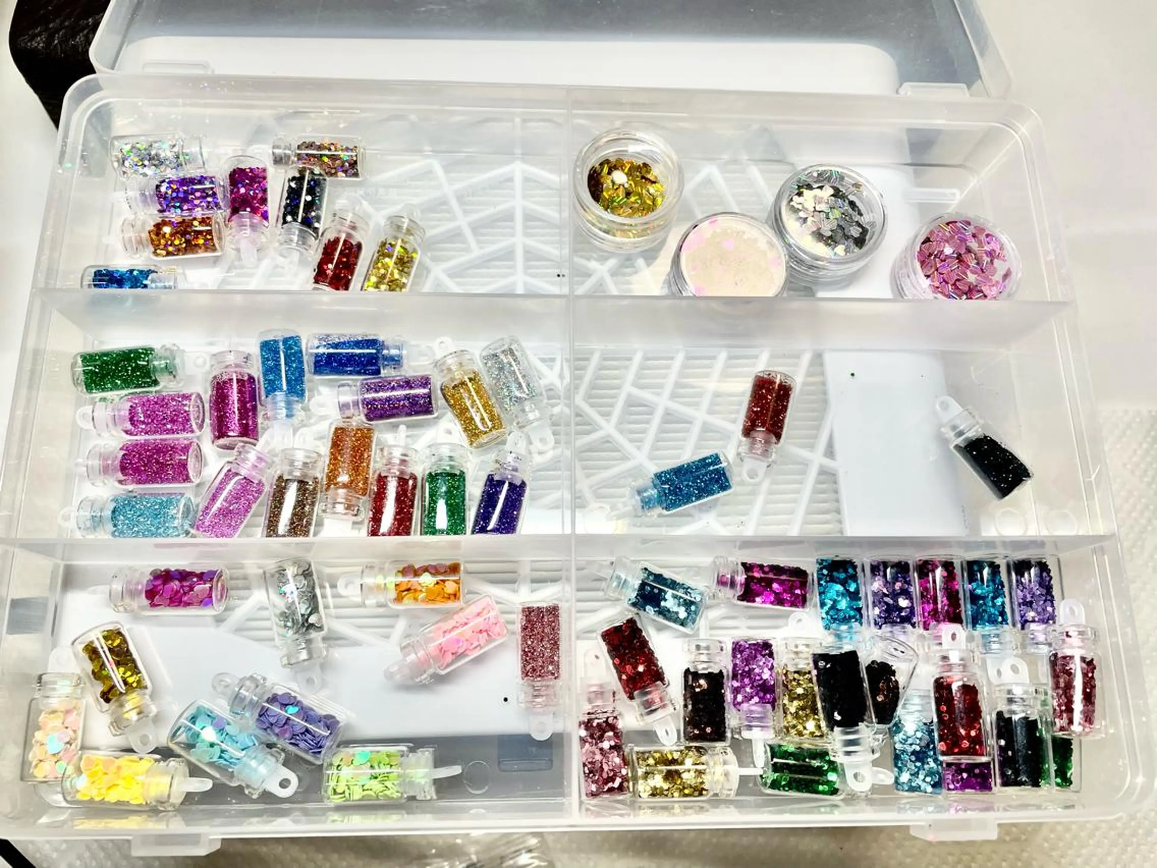 ネイル ラメ(グリッター) 🌙🫧CHARME (RUKA)🦋🫧のネイルデザイン