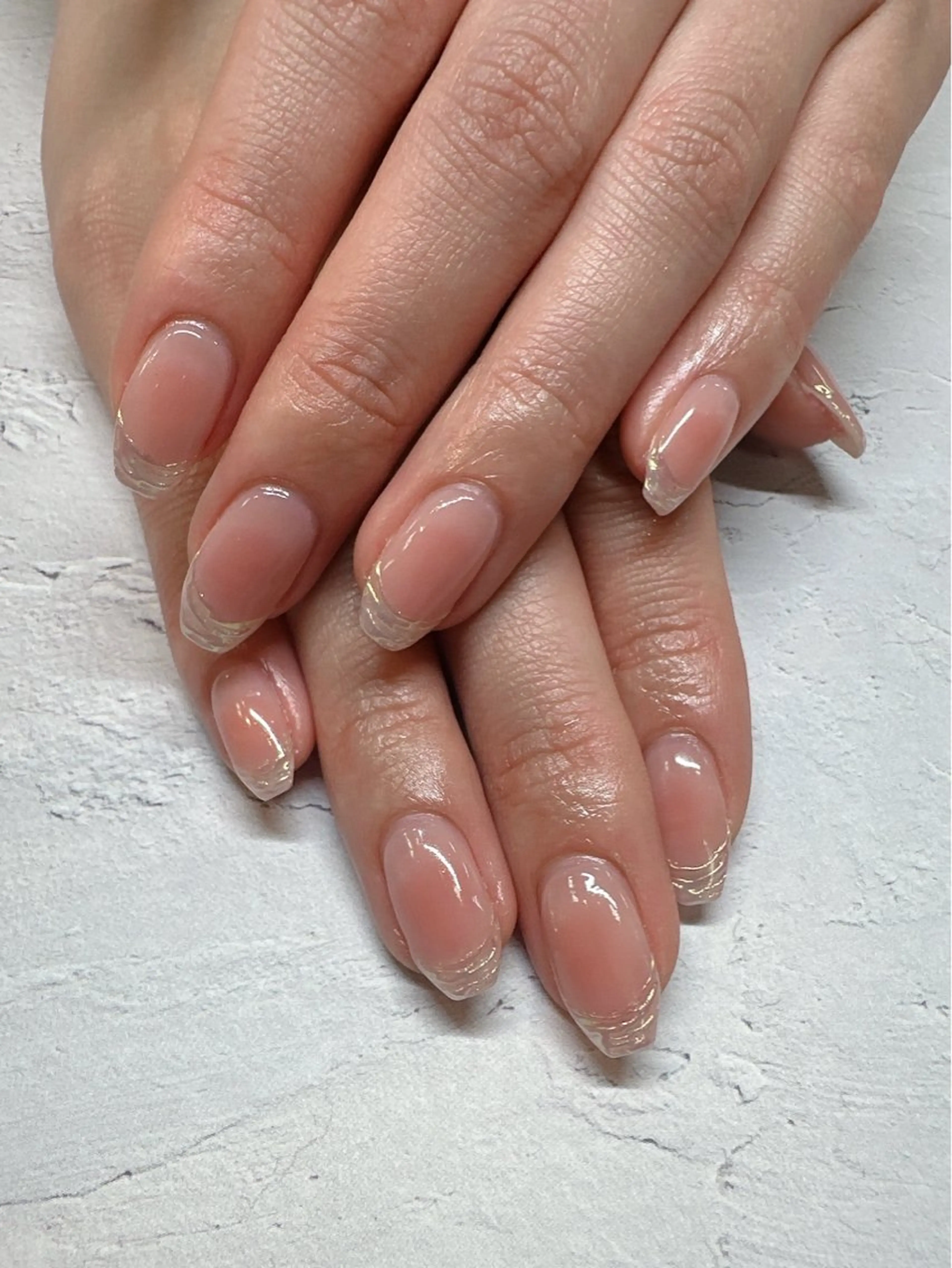 メンズ ネイル オーロラネイル チークネイル ミラーネイル ハンドネイル nailist SATO【銀座】のネイルデザイン