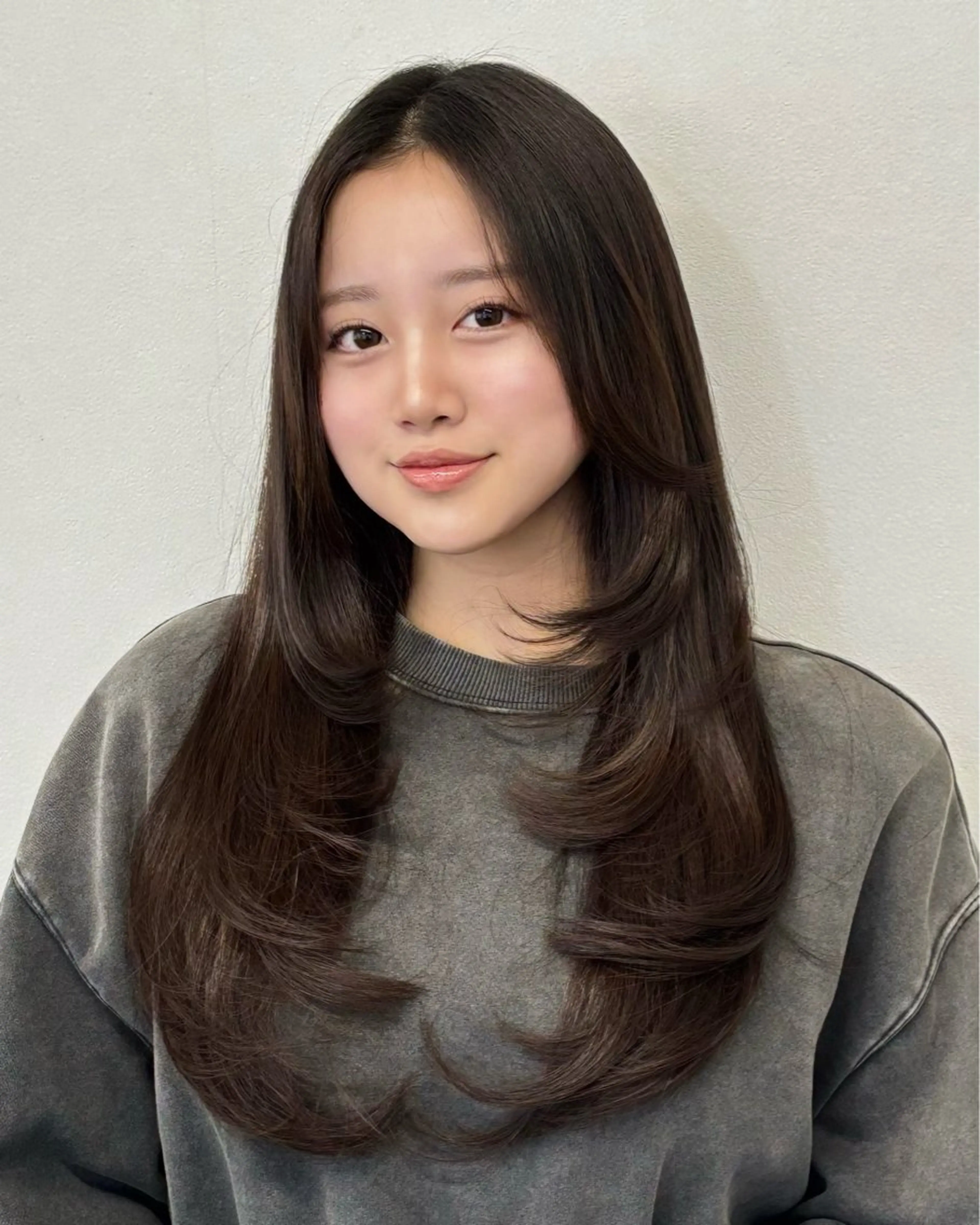 ロング カット ヘアカラー トリートメント 梅田/髪質改善× 艶カラー💎miyuのヘアスタイル