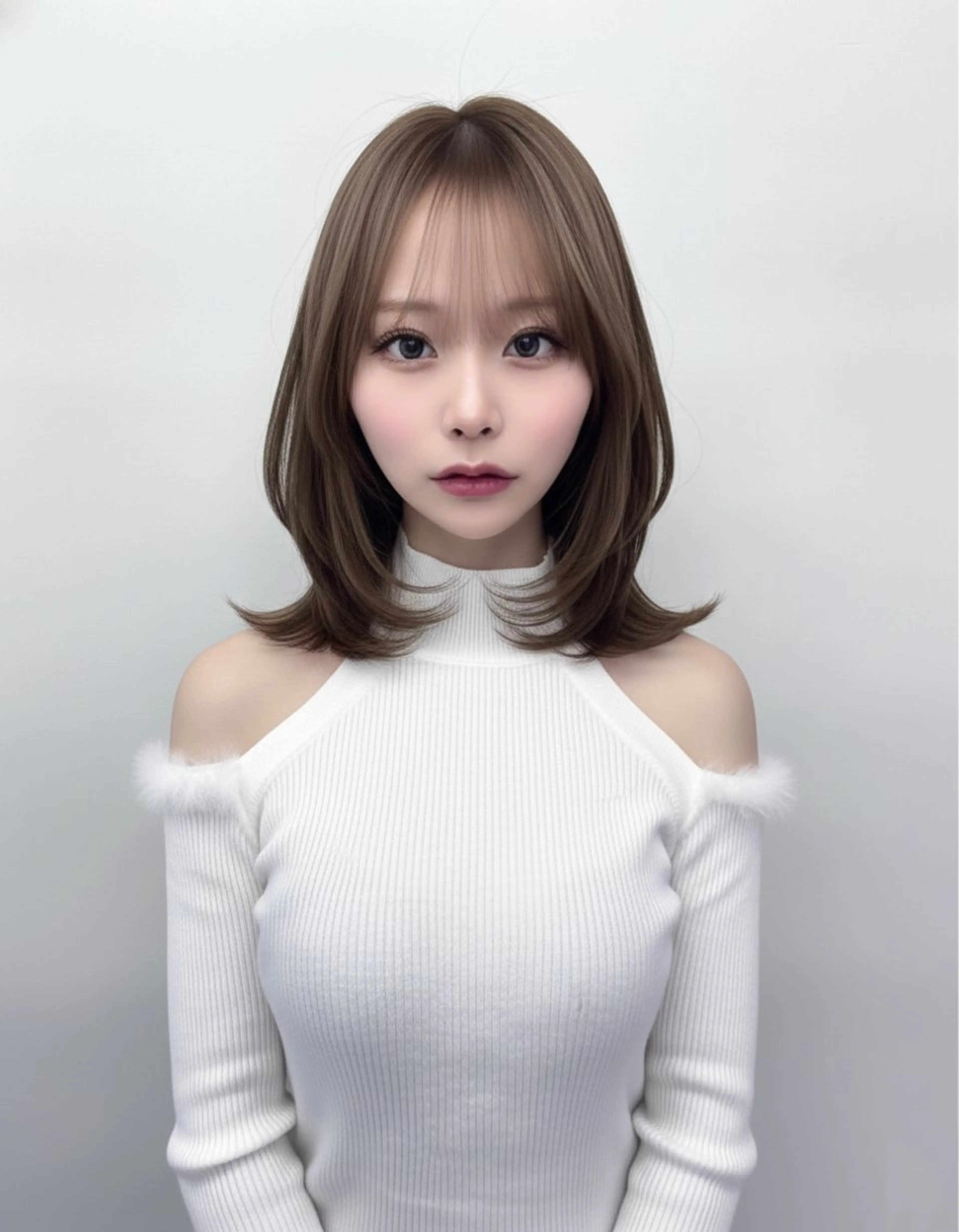 ミディアム カラー カット ヘアカラー トリートメント 韓国ヘア/髪質改善 TAKAHIROのヘアスタイル