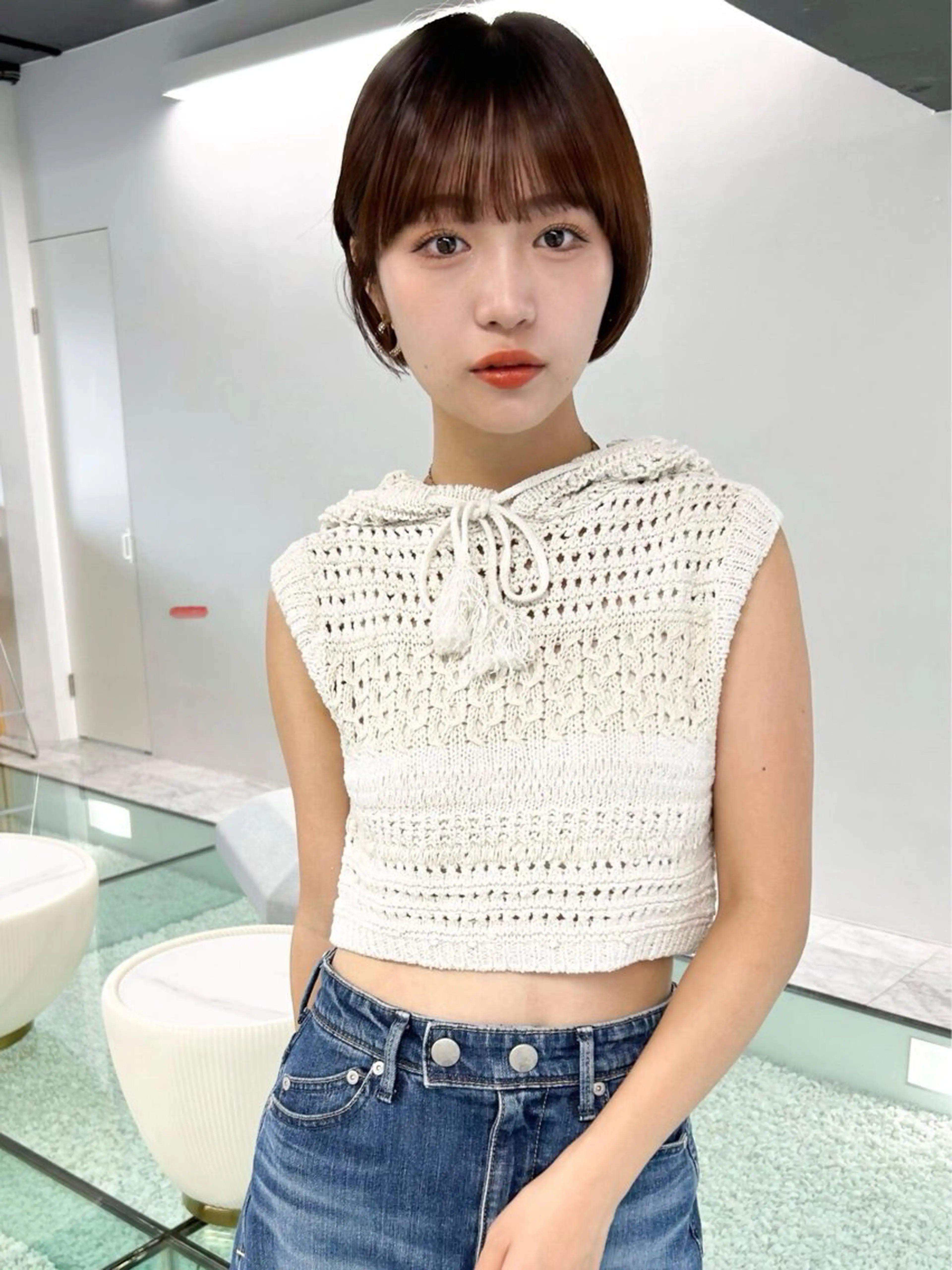 ショート カット ヘアカラー トリートメント 💗艶カラー💗 CECILのヘアスタイル