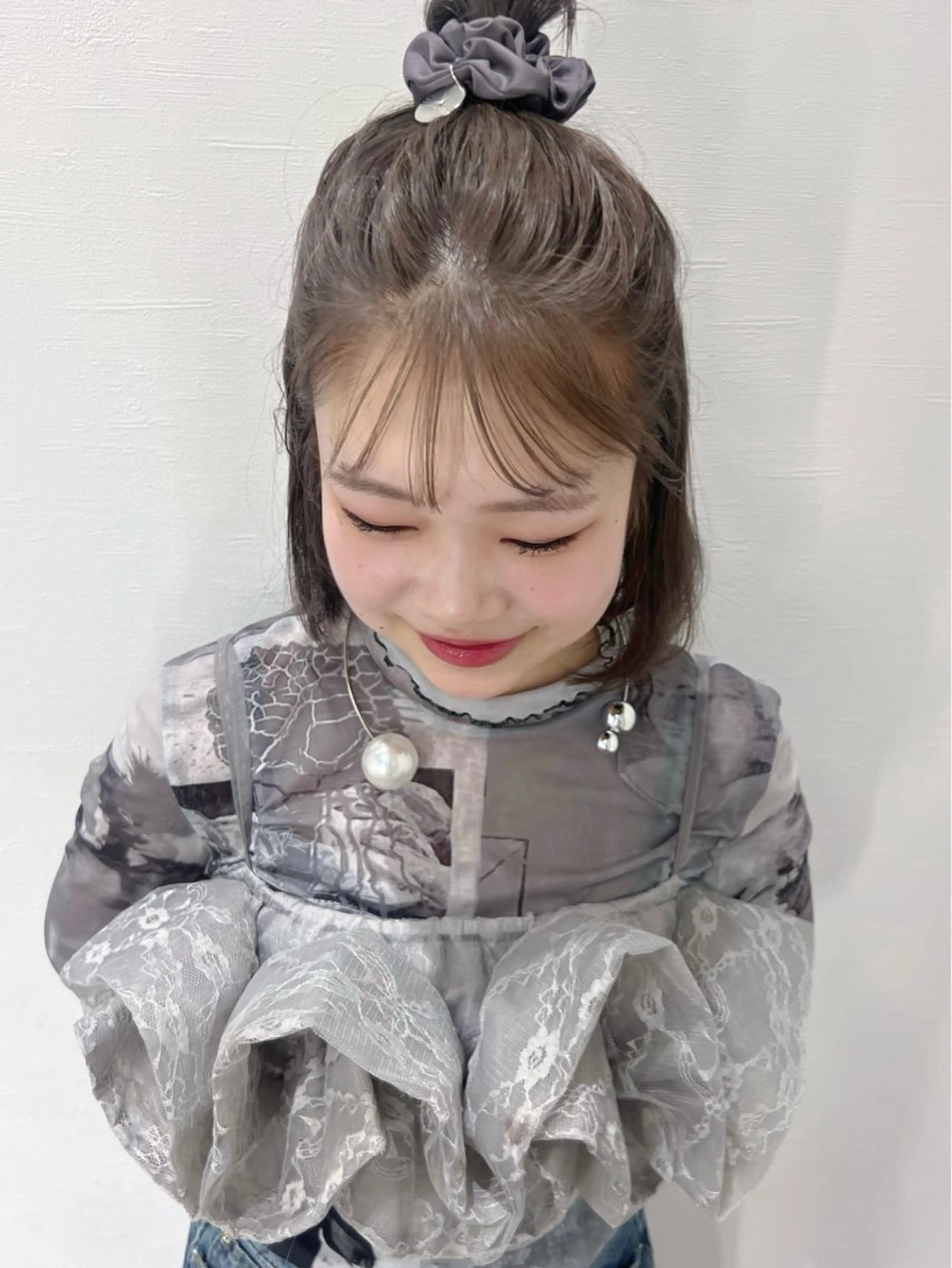 ミディアム 🎀ハイトーン・ボブ 心斎橋【あやか】🎀のヘアスタイル