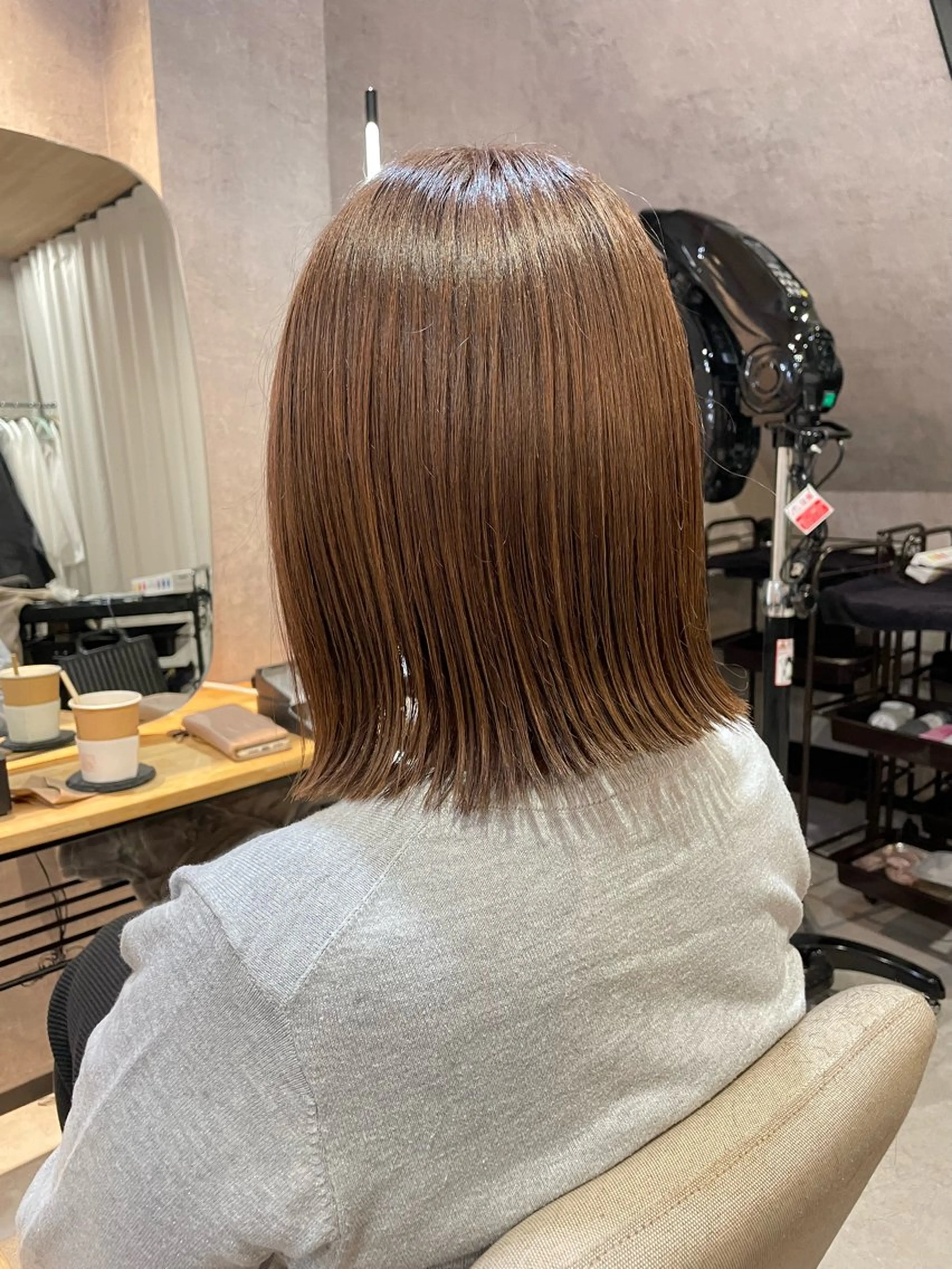 ミディアム HAILEY所属・ブリーチ・縮毛矯正 特化　山下良孝✂️のヘアスタイル