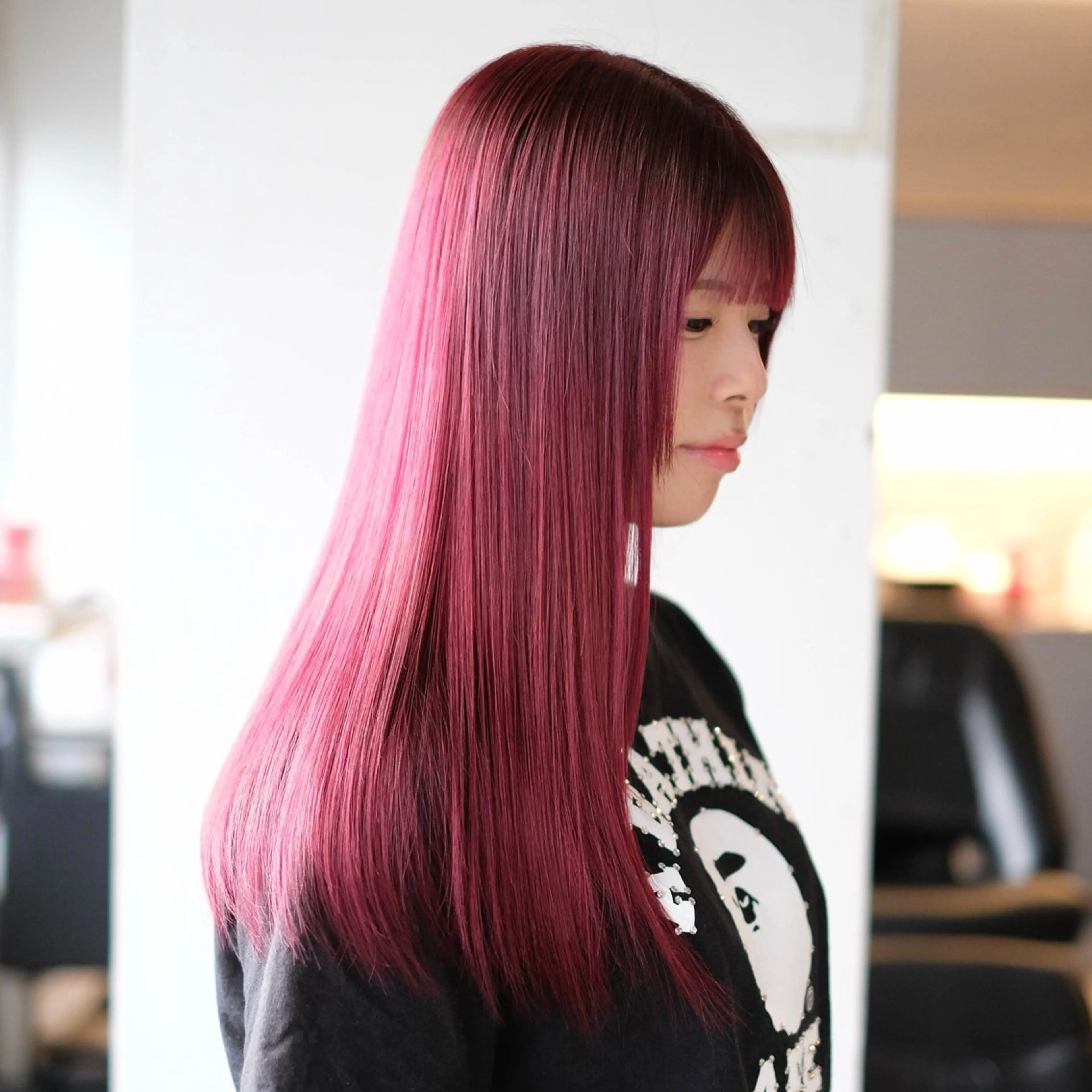 ロング カラー 森 亨のヘアスタイル