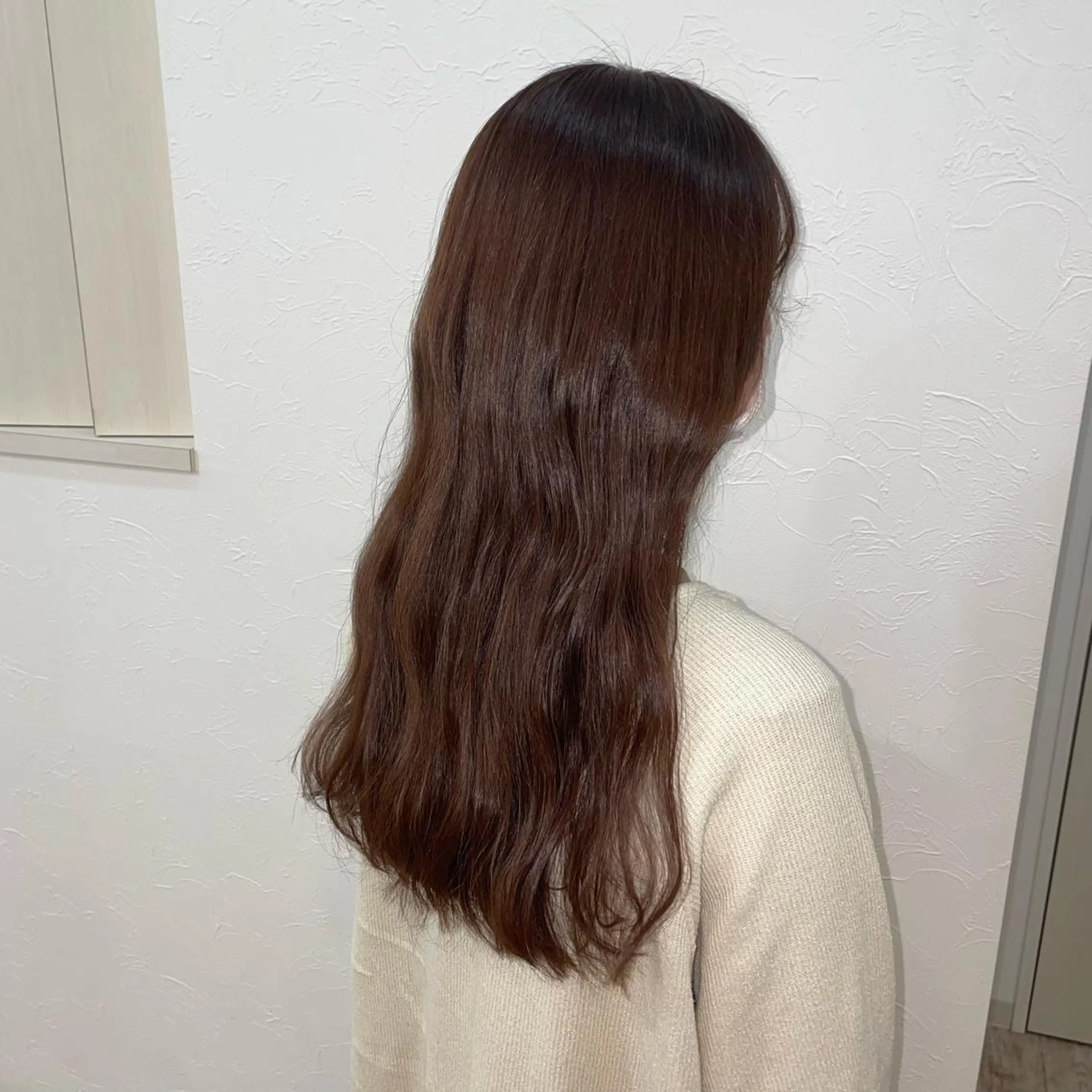 ロング HUE所属・西能 心音のヘアスタイル