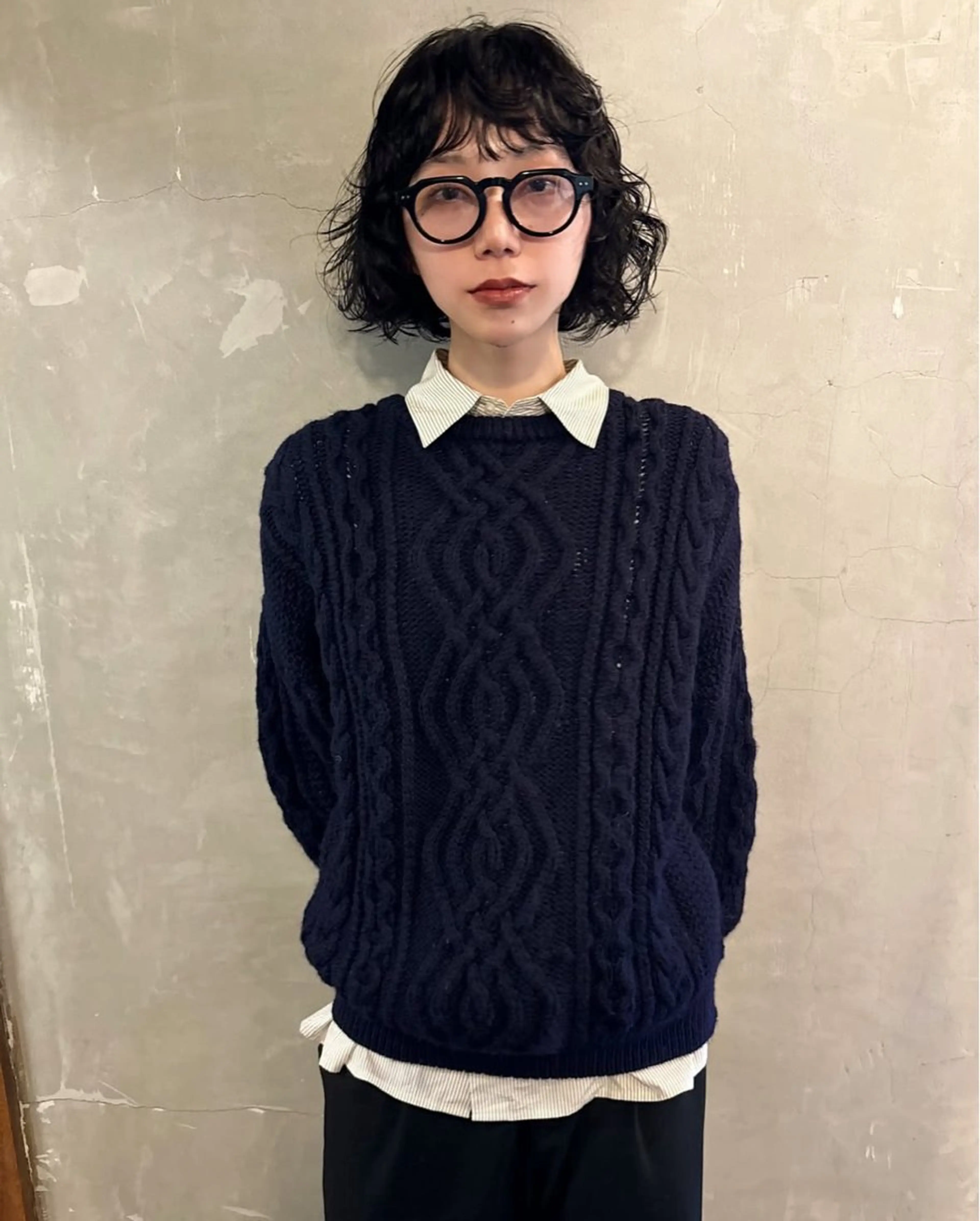 ショート パーマ カット ヘアカラー パーマ misa___boo MISAのヘアスタイル