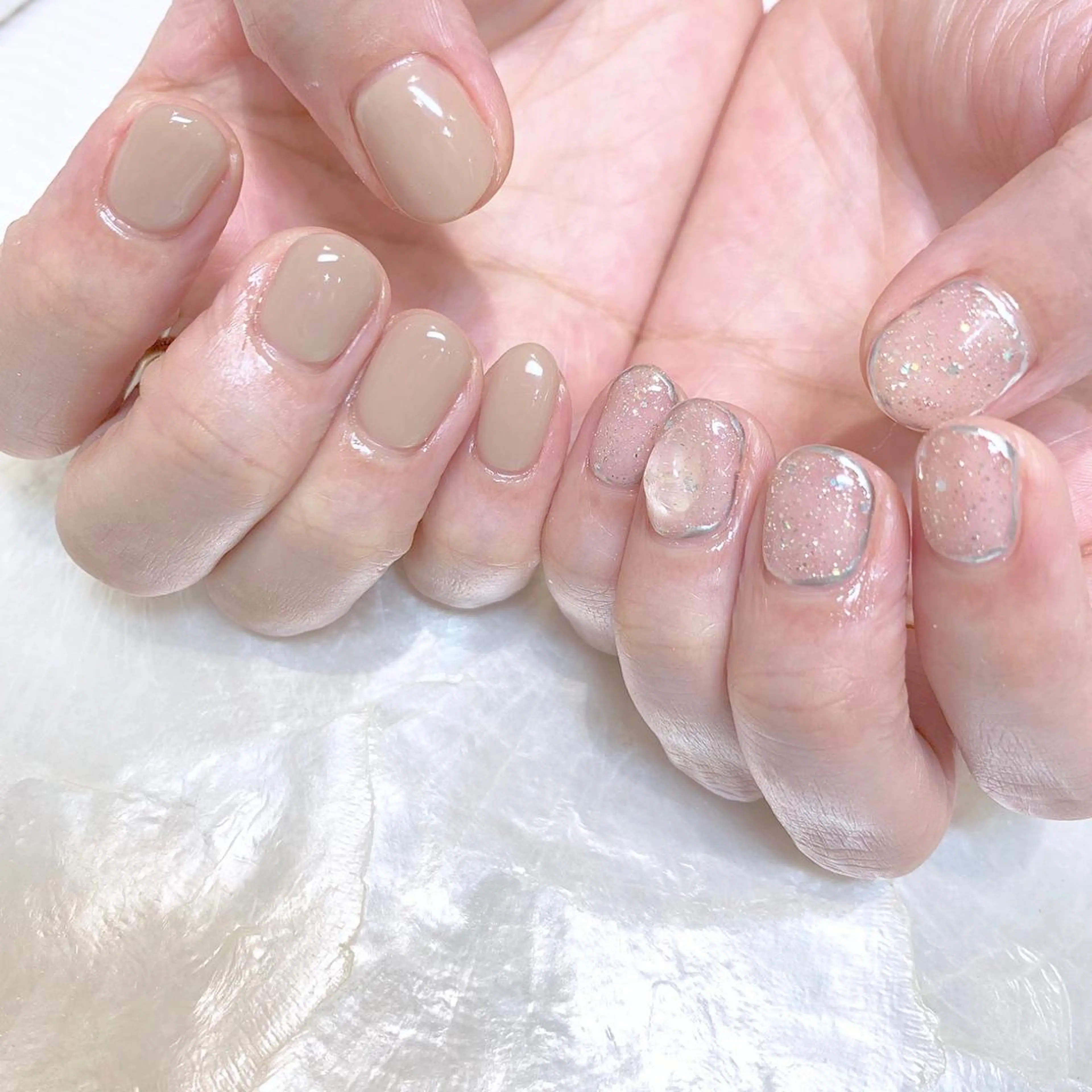 ネイル クリアネイル Kanon 🤍のネイルデザイン