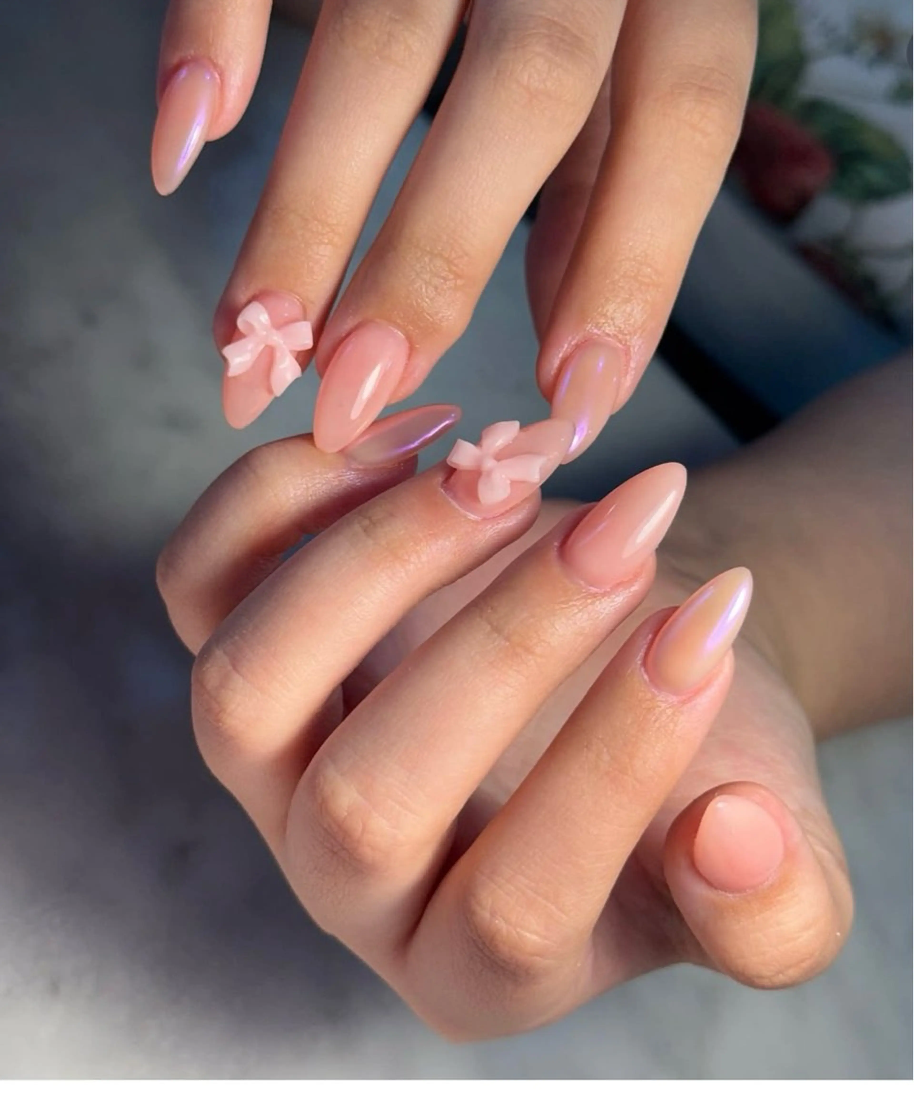 ネイル 韓国ネイル 持ち込み ニュアンスネイル ネイルチップ ハンドネイル TABI ANA.CHUOのネイルデザイン