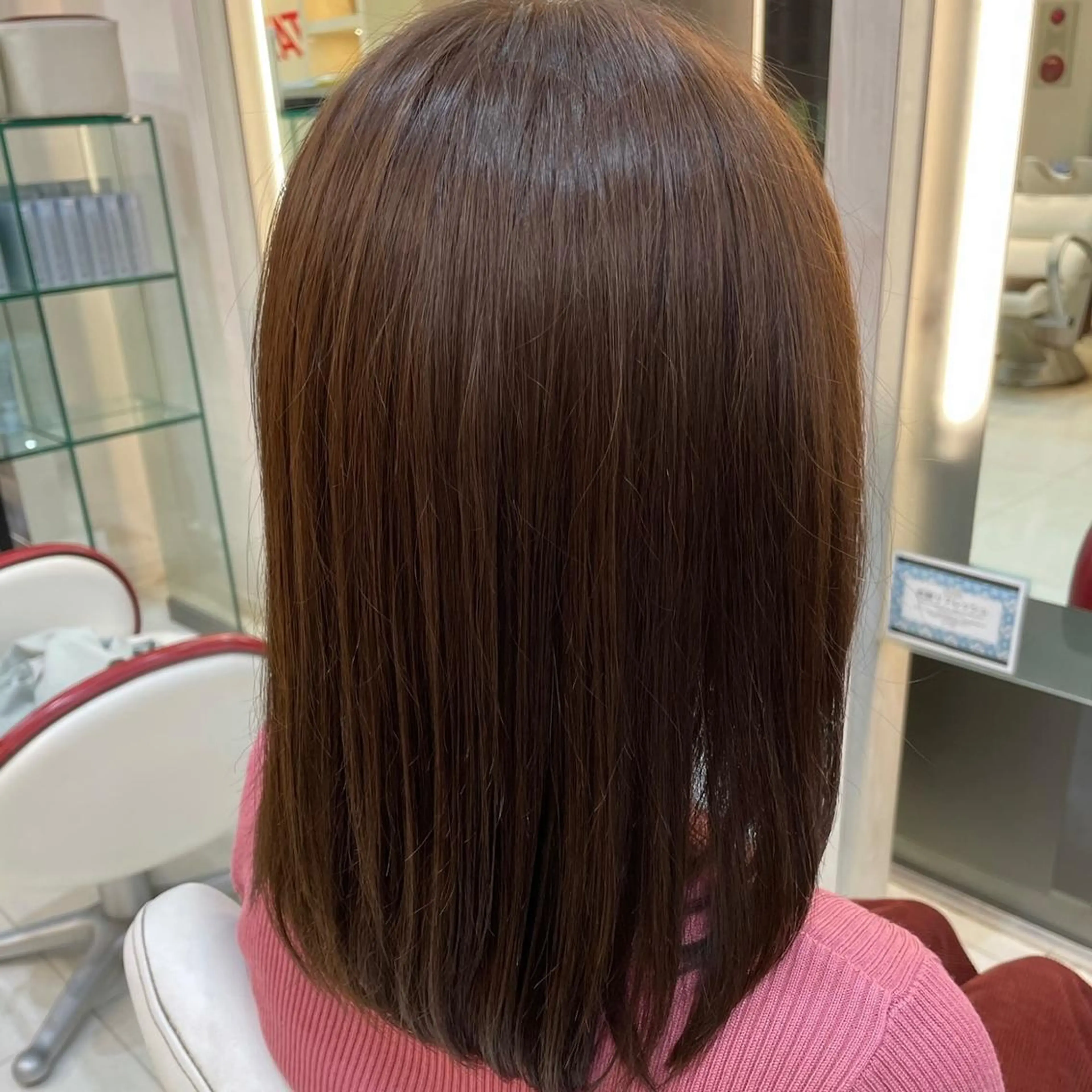 ミディアム カラー 猪瀬 紗耶佳のヘアスタイル