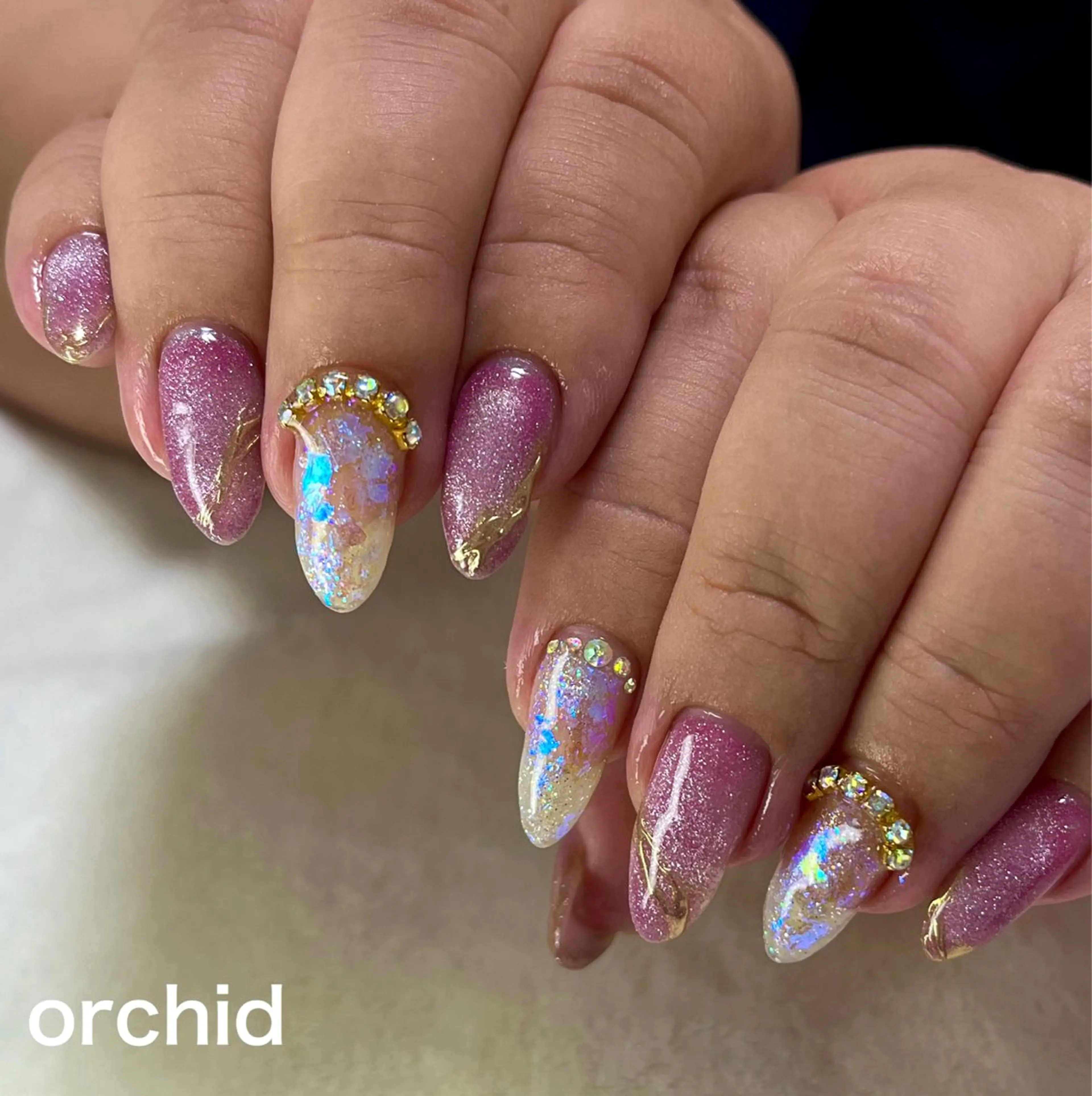 ネイル orchid ♡オーキッドのネイルデザイン