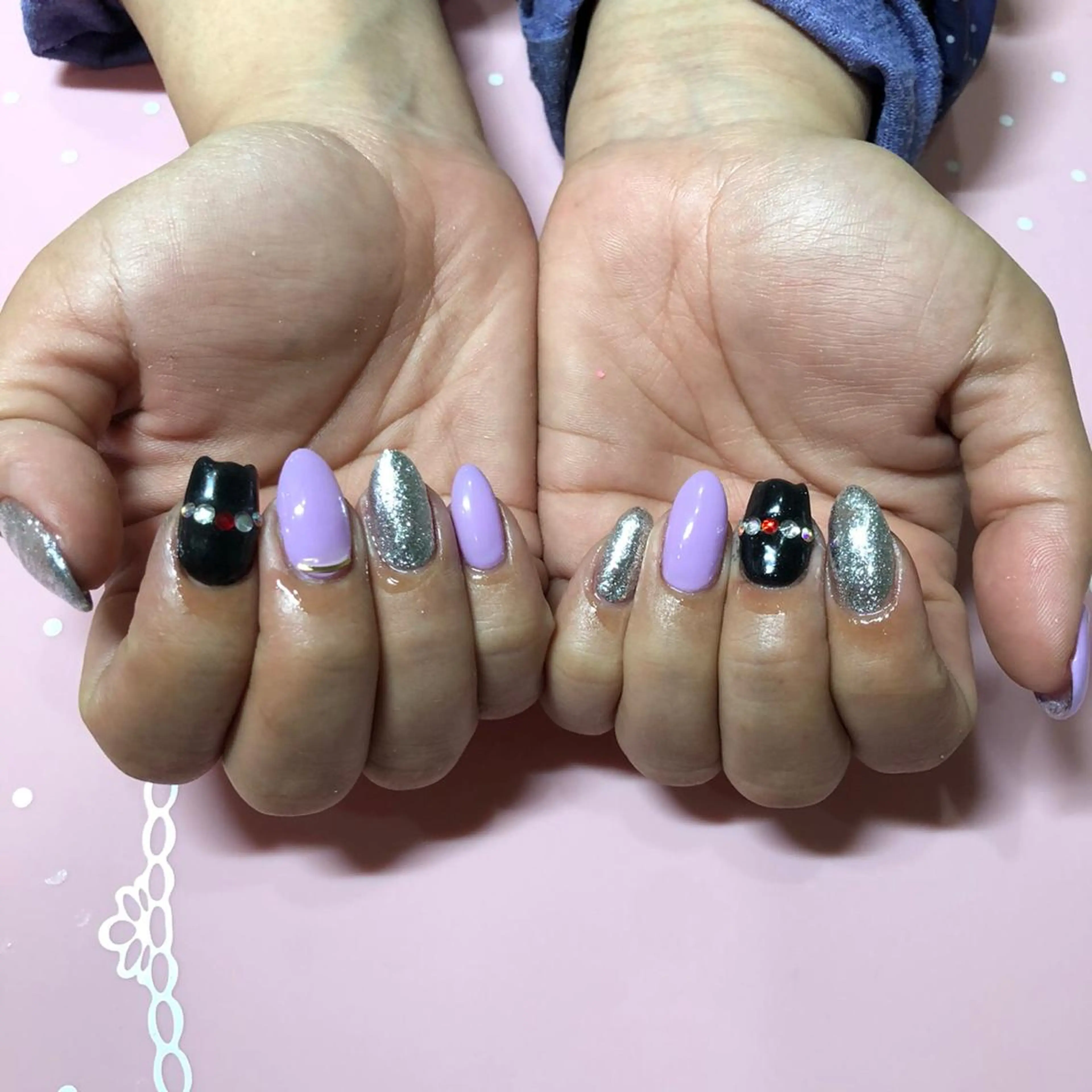 ショート ネイル アートネイル ハンドネイル 《LB》ラブリエ Nail&eyeのマツエク・マツパデザイン