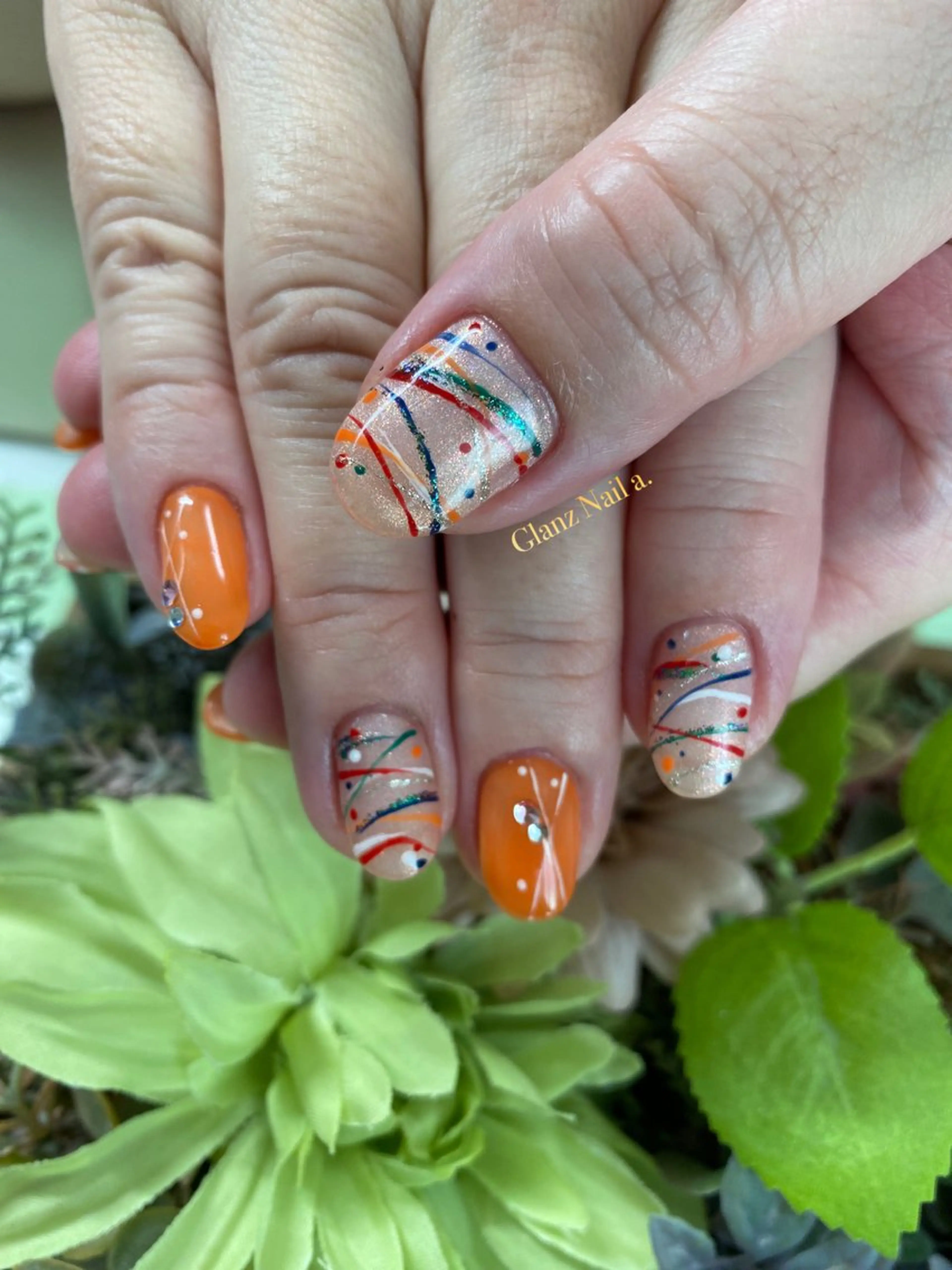 ネイル アートネイル Glanz  Nail aのネイルデザイン