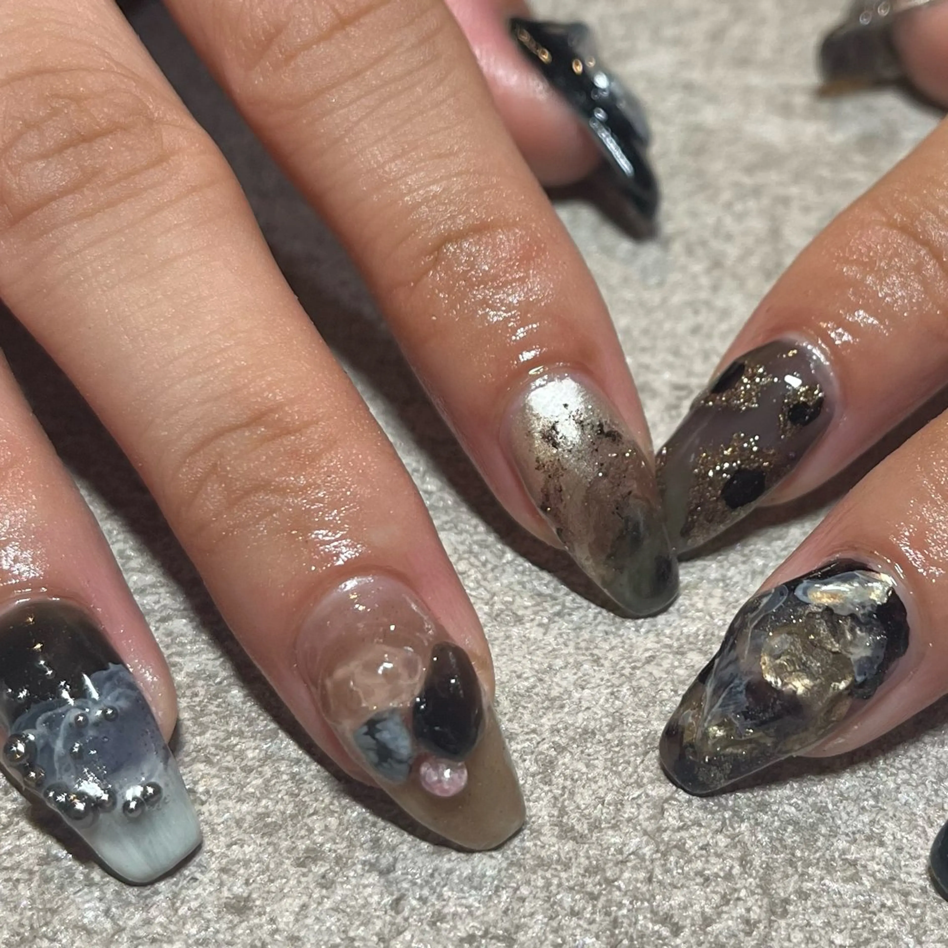 ネイル キラキラネイル share salon reir　(ルレイル)所属・rio nailのネイルデザイン