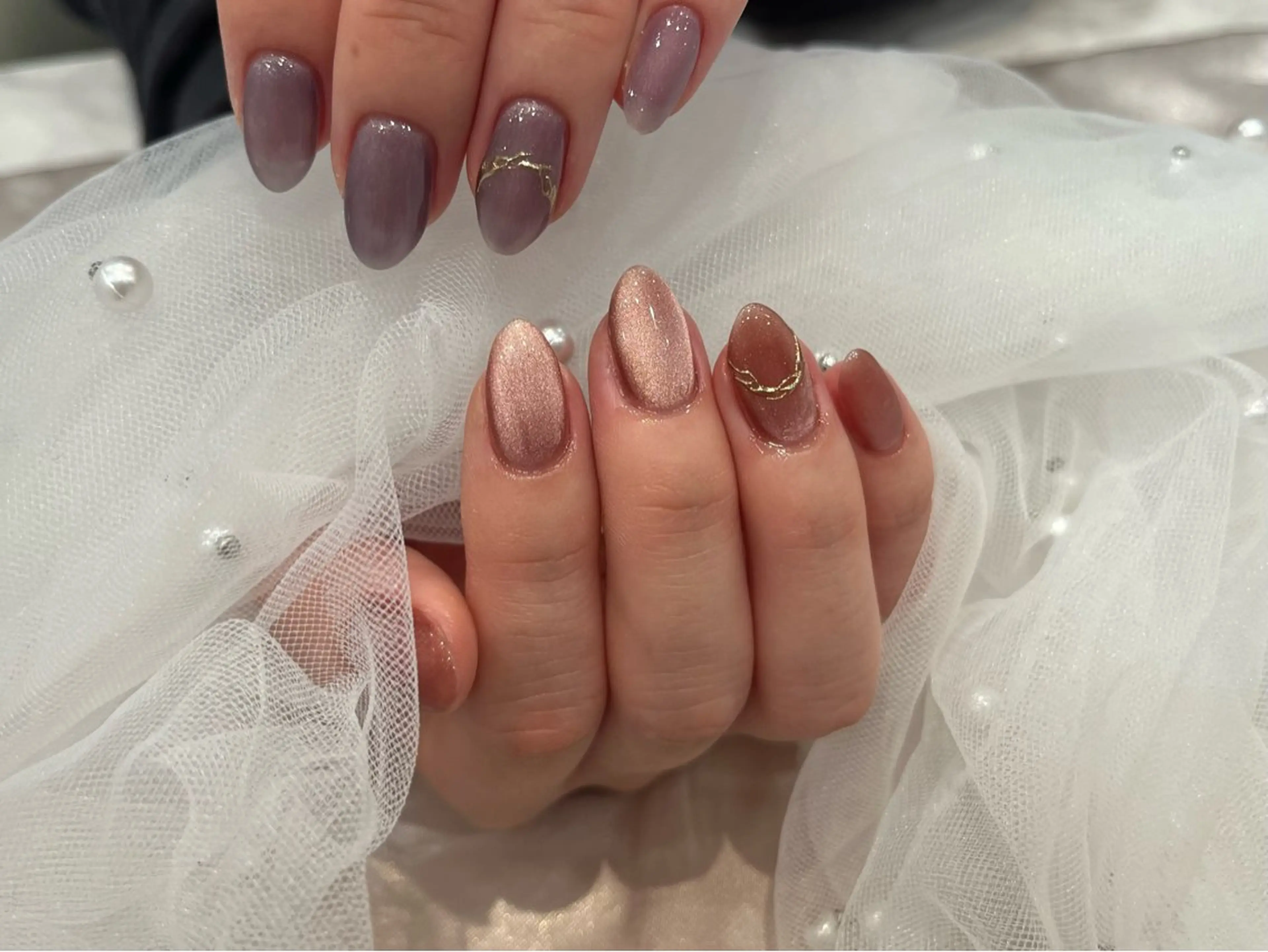 ◆hand ◆マグネットネイルorフラッシュネイル💅🏻オフ込みの写真