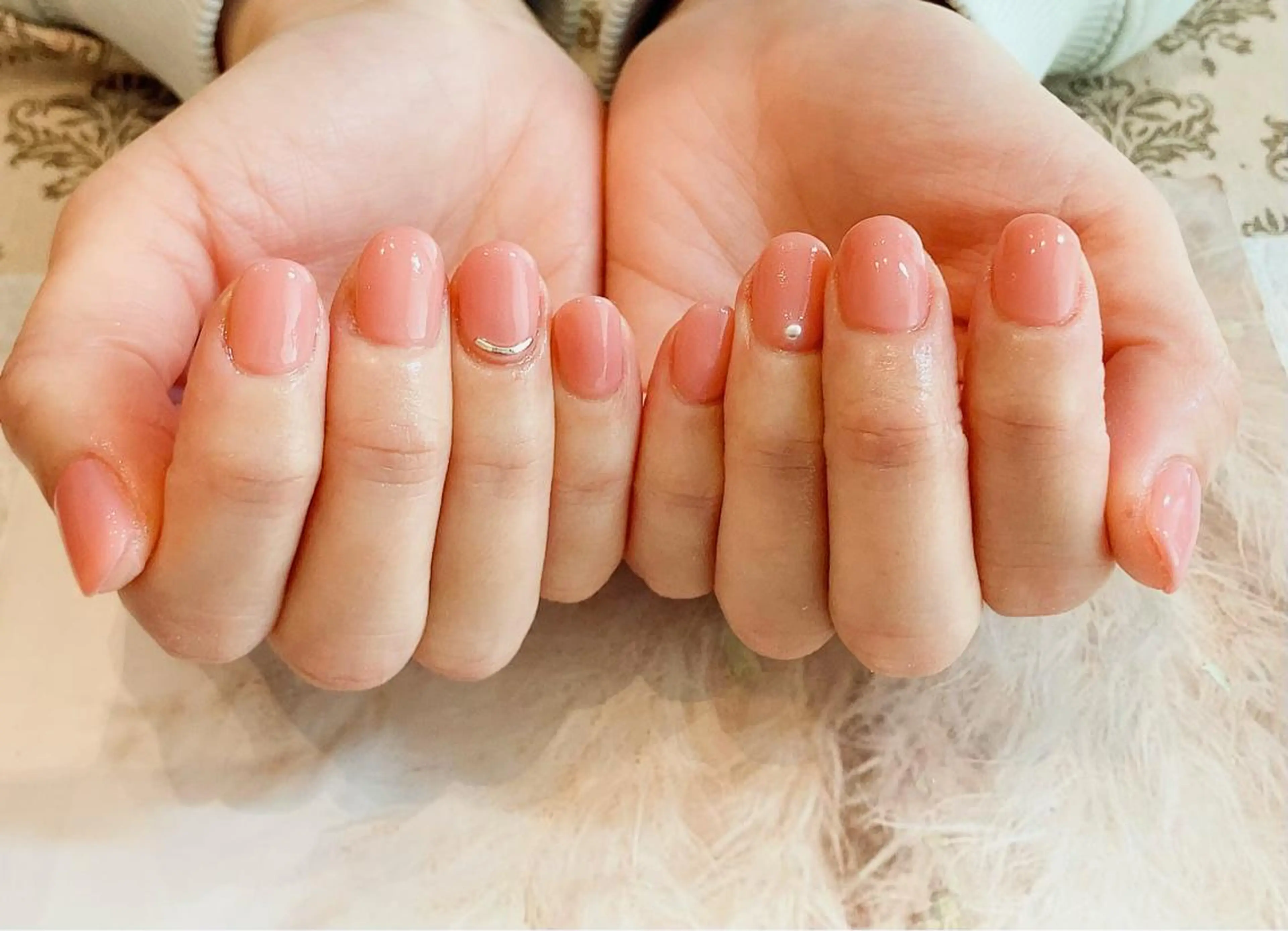 ネイル ワンカラーネイル トータルビューティサロン cure所属・mika nailのネイルデザイン