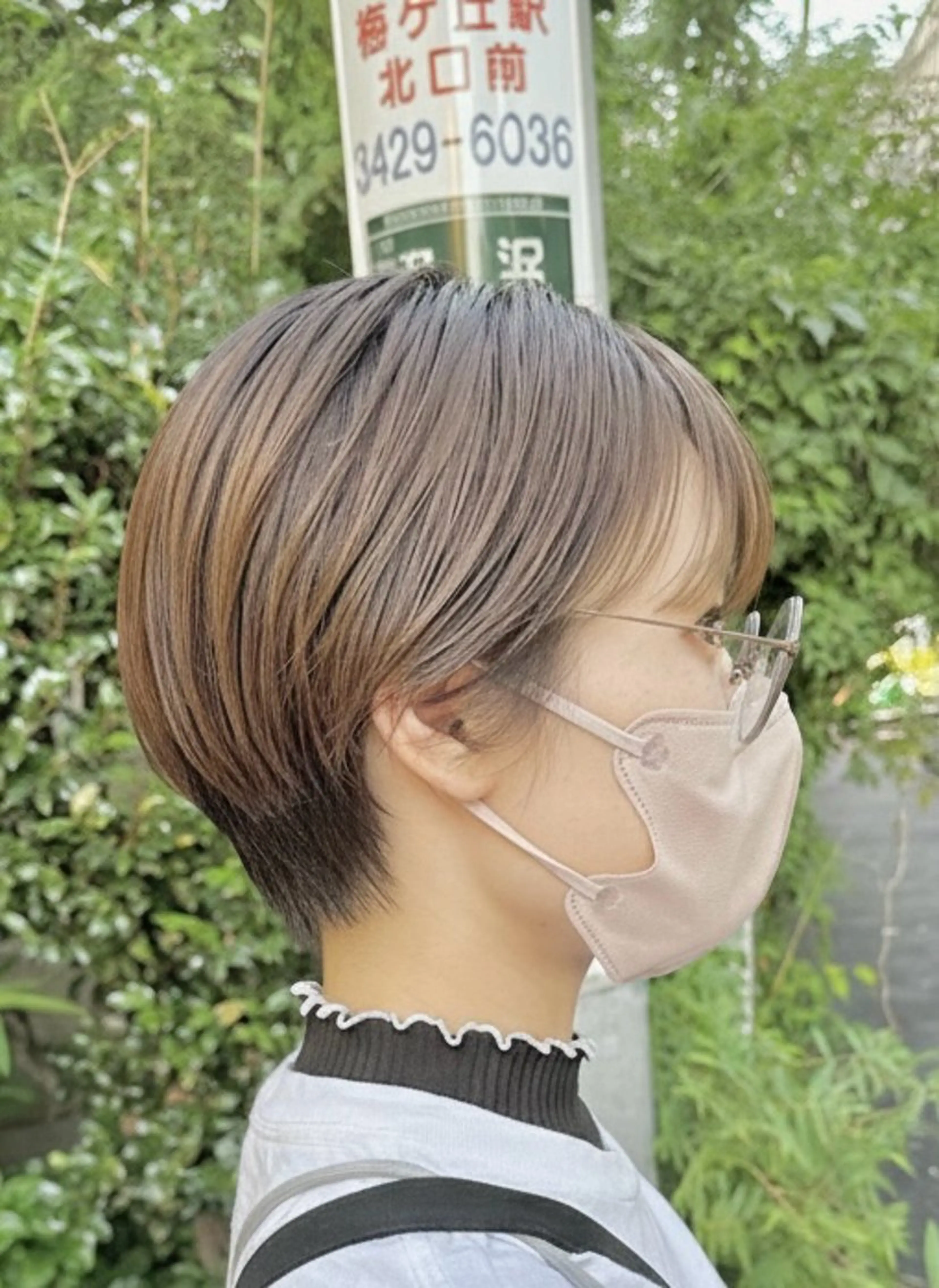 ショート カラー ショートボブ ボブ ショートヘア カット ヘアカラー トリートメント ショート/ボブ /髪質改善/内山翔太のヘアスタイル