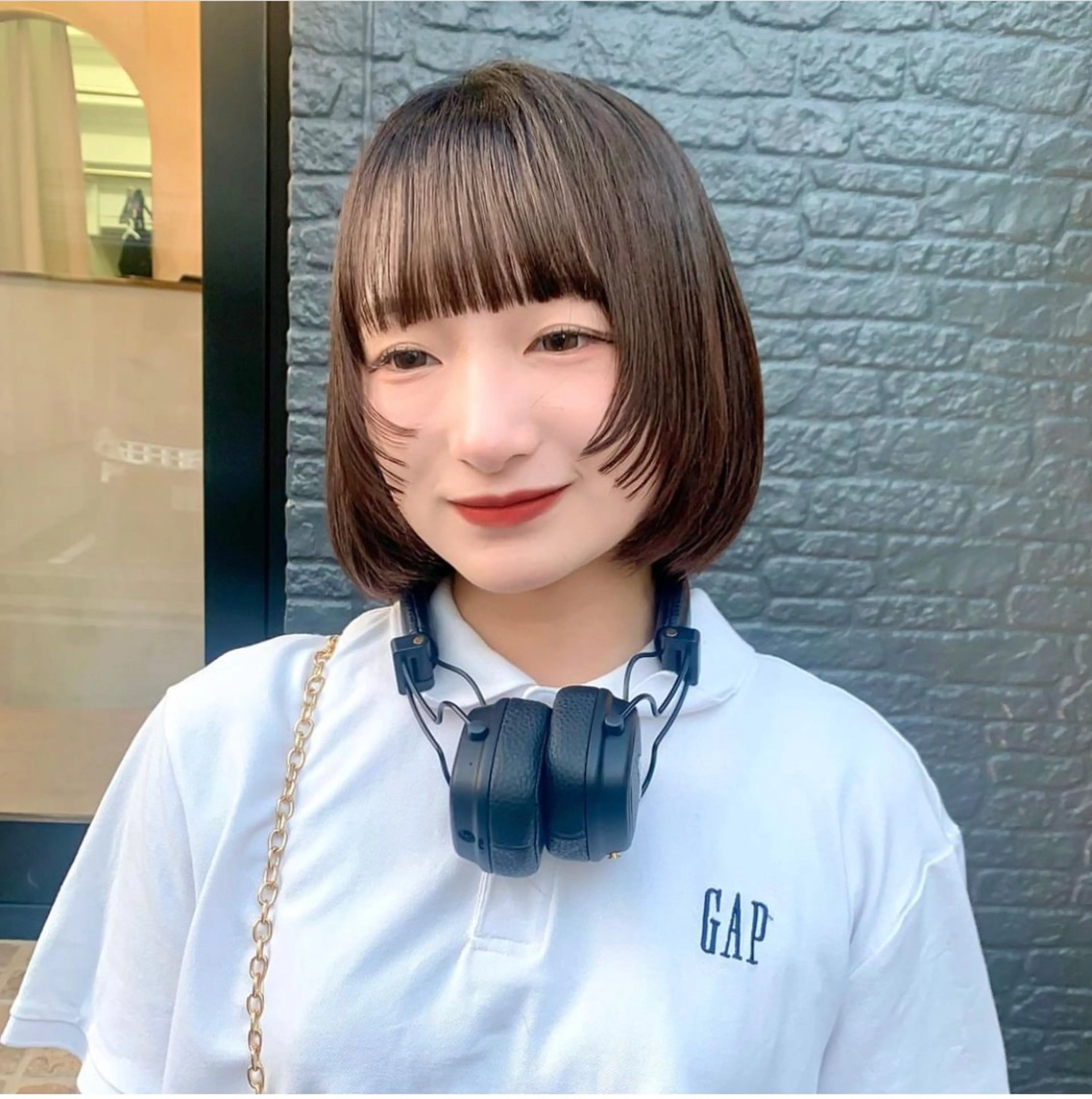 ミディアム くびれヘア レイヤーカット ウルフカット ウルフレイヤー カット トリートメント 🤍aimi🤍 ウルフ/韓国ヘアのヘアスタイル