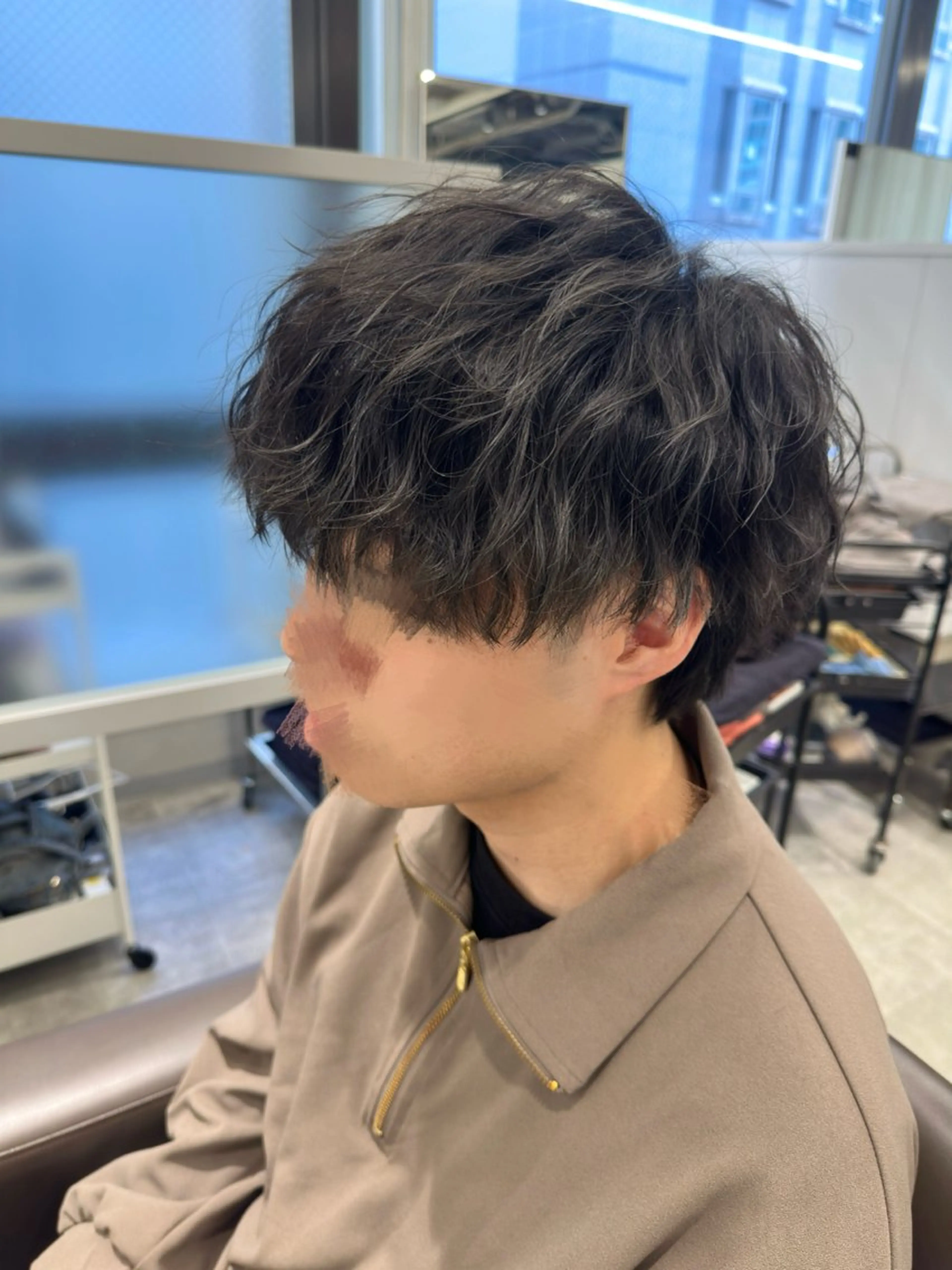 ショート パーマ メンズ 加藤拓海 /モデル募集中のヘアスタイル