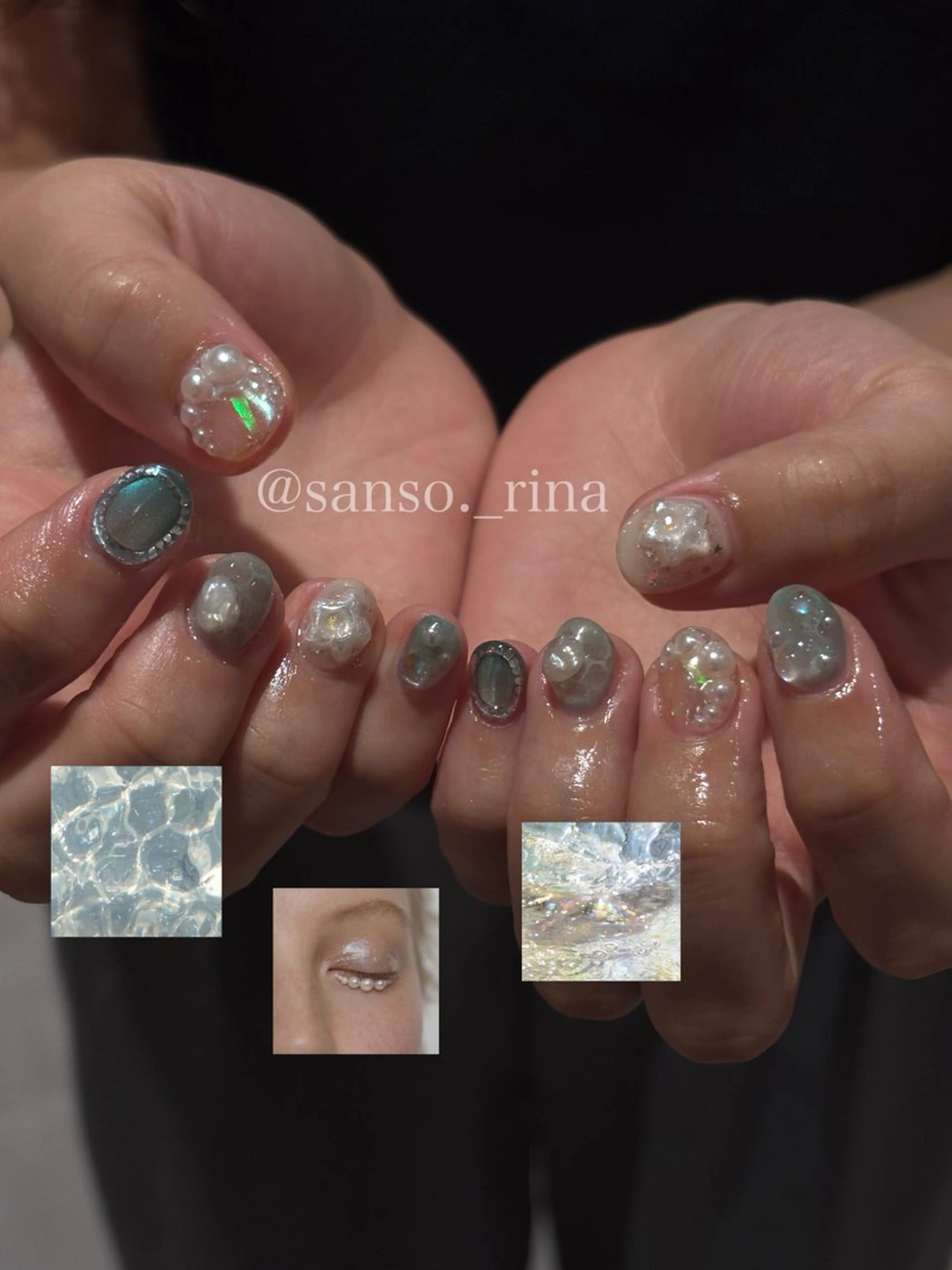 ネイル ハンドネイル フットネイル nuu  栄所属・早川 里奈のネイルデザイン