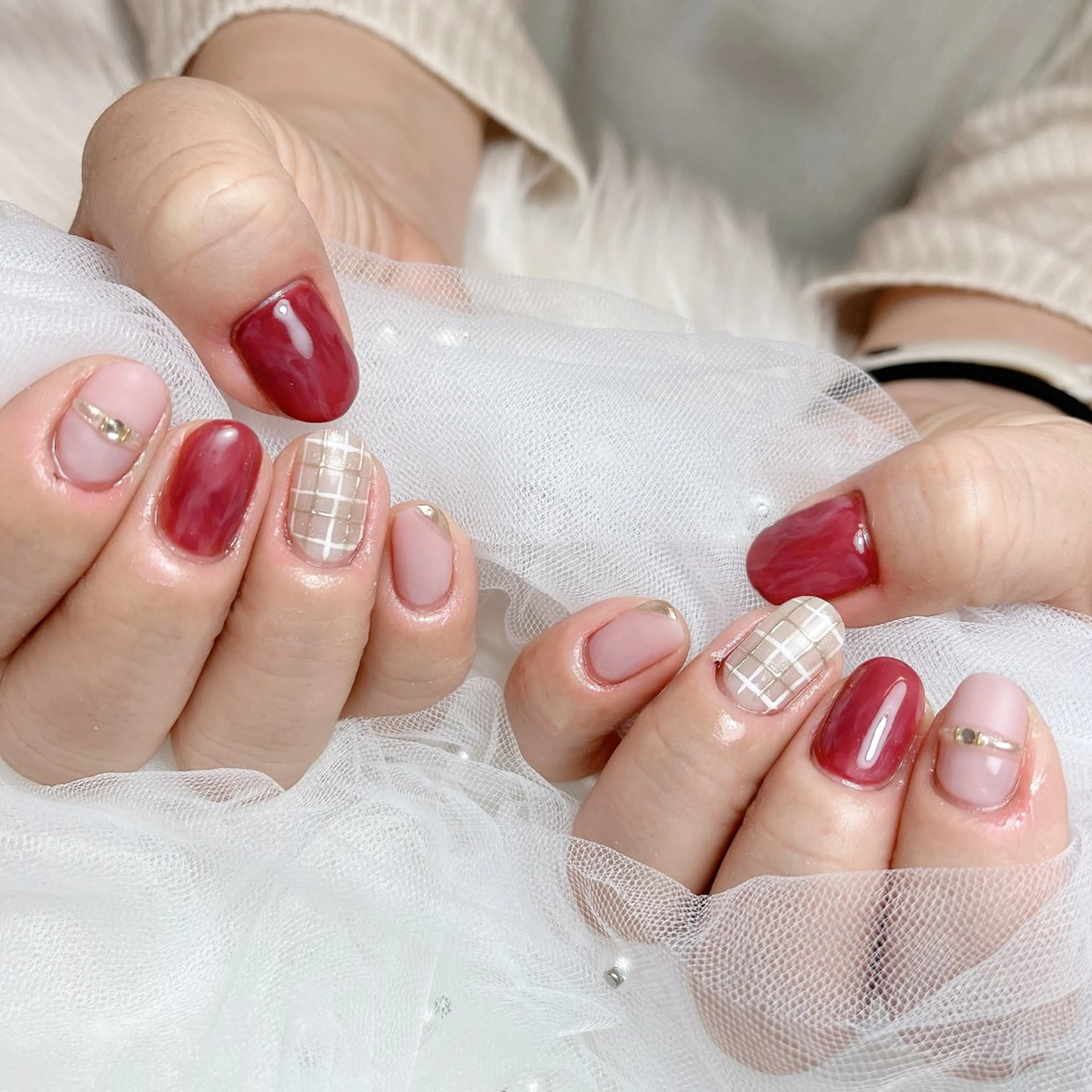 ネイル ハンドネイル 児玉 茉緒のネイルデザイン