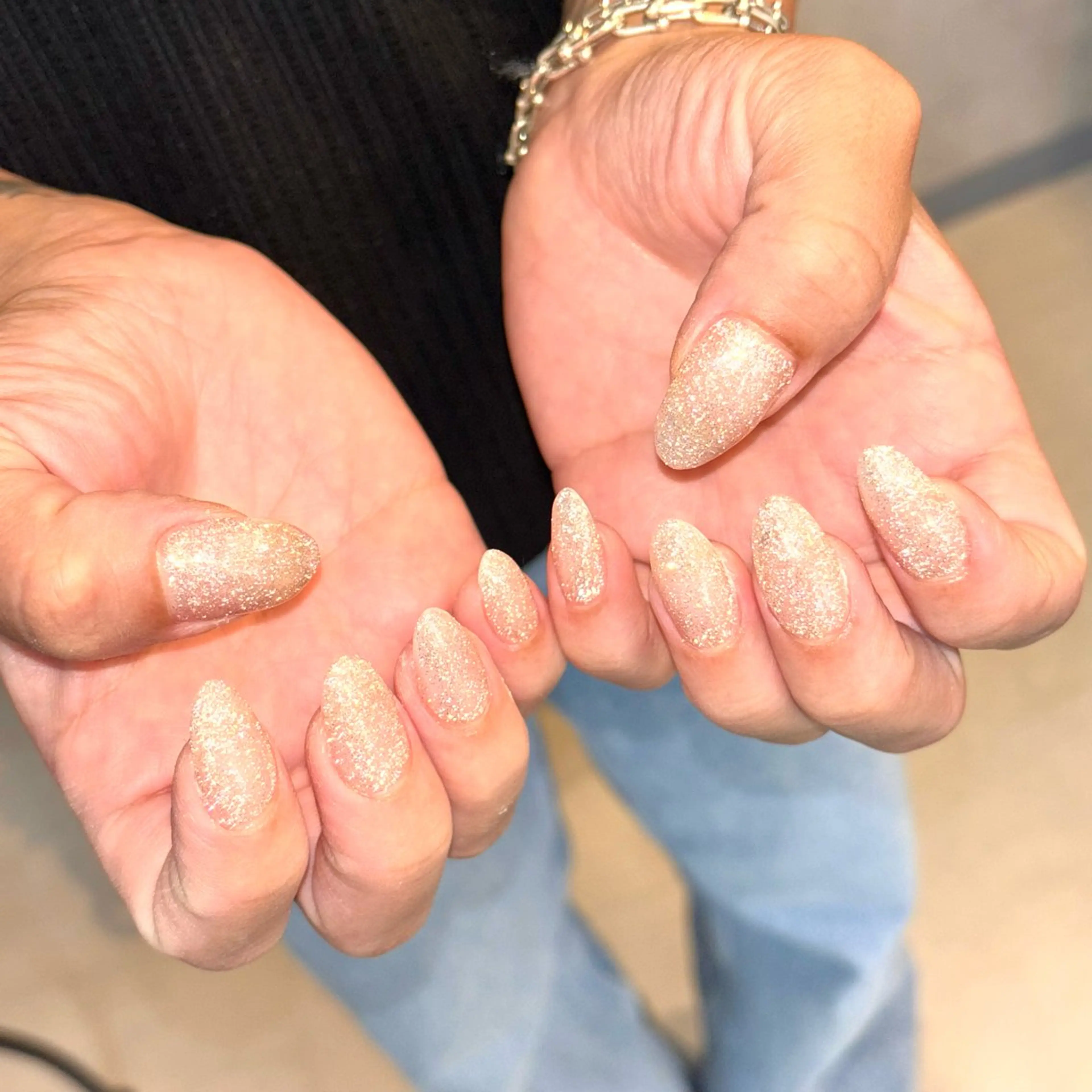 ネイル フラッシュネイル ジェルネイル ラメ(グリッター) ハンドネイル Chipie_ ayanoのネイルデザイン