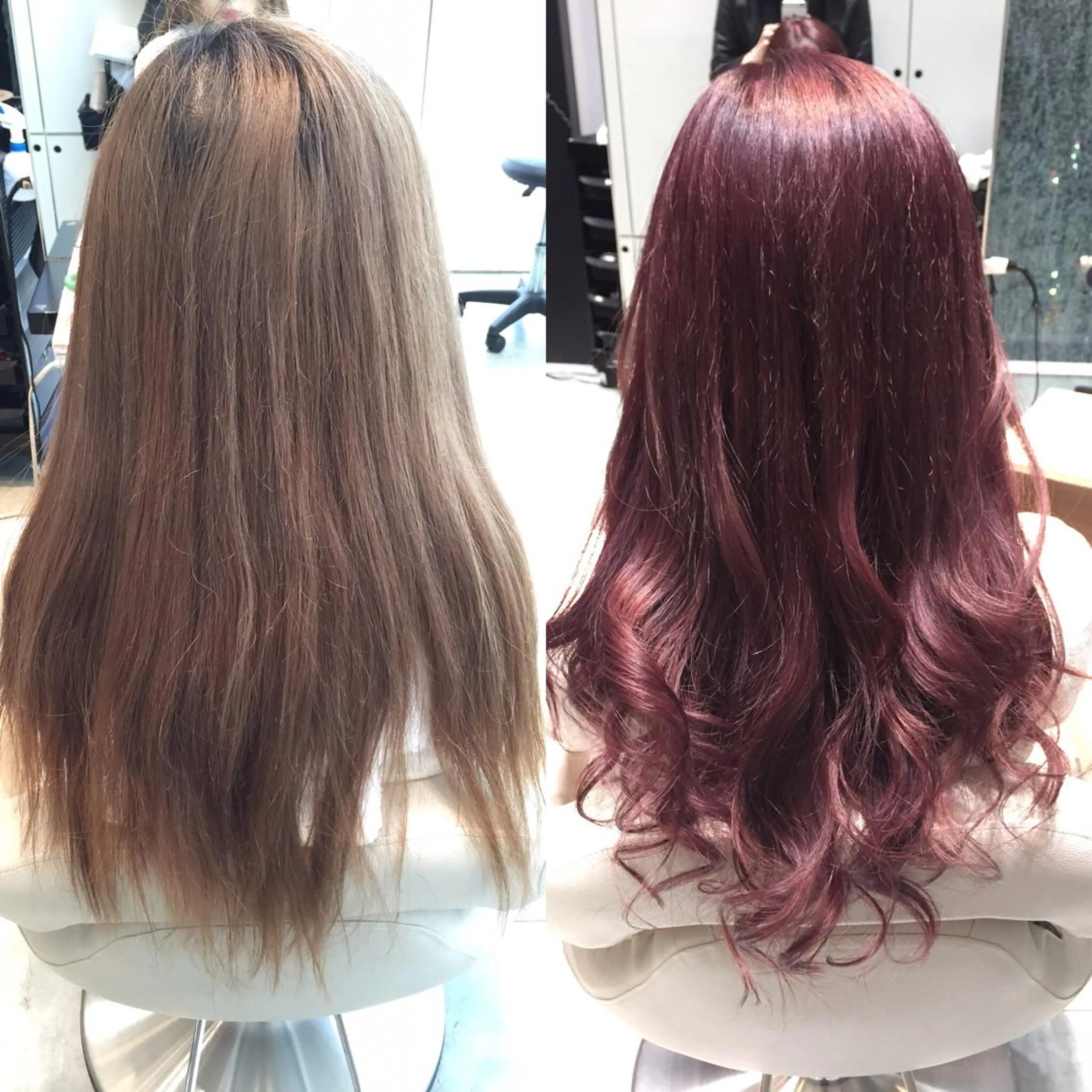 ミディアム セミロング ロング カラー Re:ta KANZOのヘアスタイル