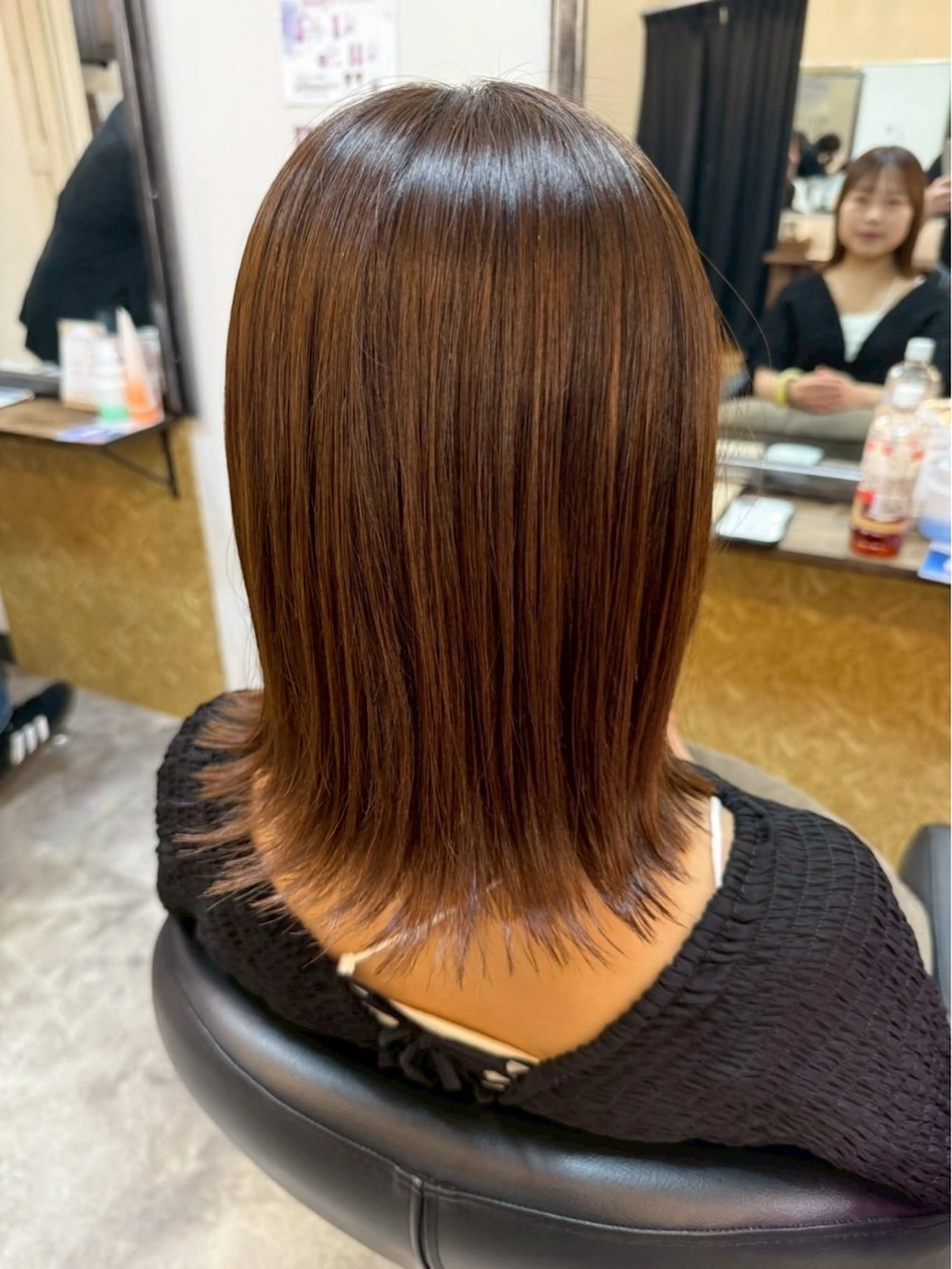 セミロング カラー ヘアアレンジ スタイリスト🎀 アイリストyuikaのヘアスタイル