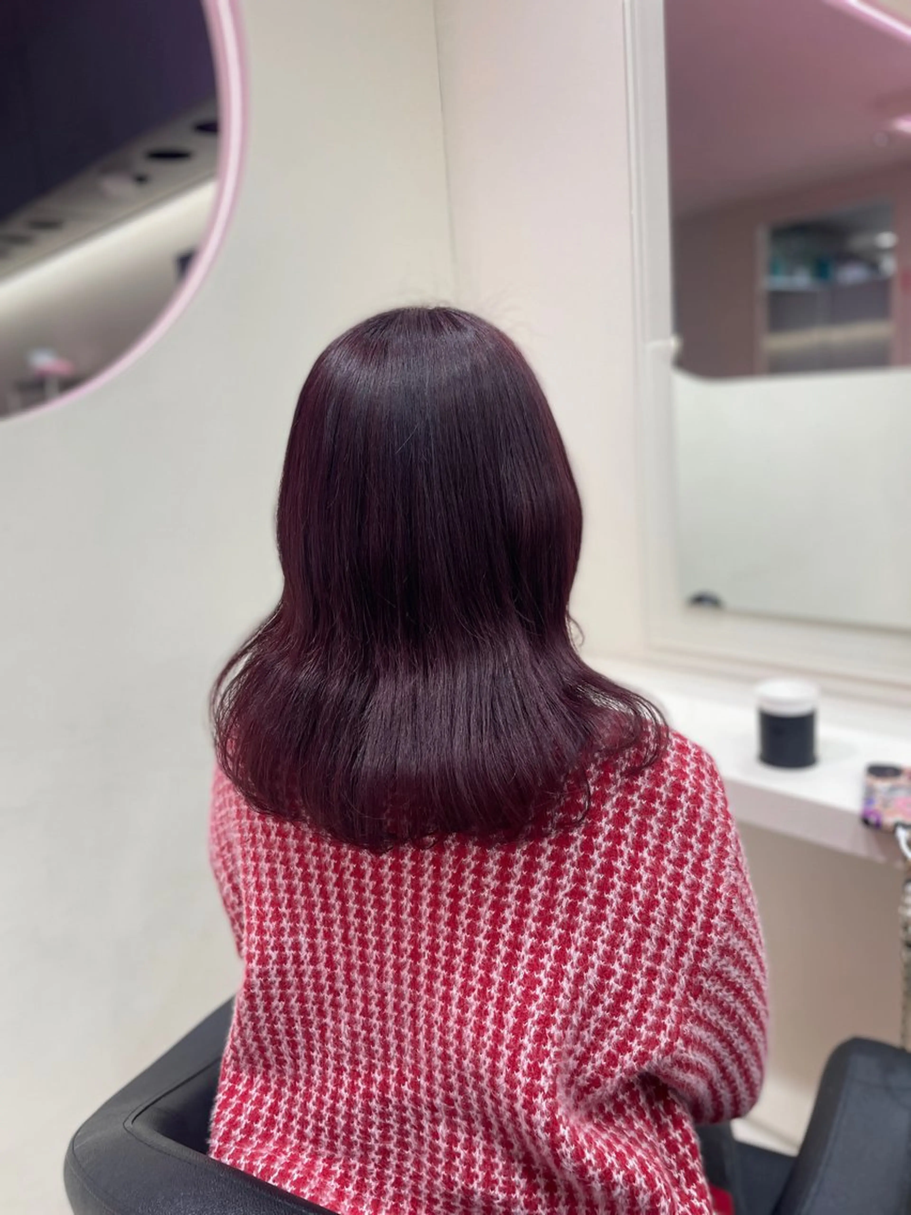 🍒予約数No. 1🍒暖色カラー🍒➕髪質改善トリートメント🍒➕韓国風巻き仕上げ🍒の写真