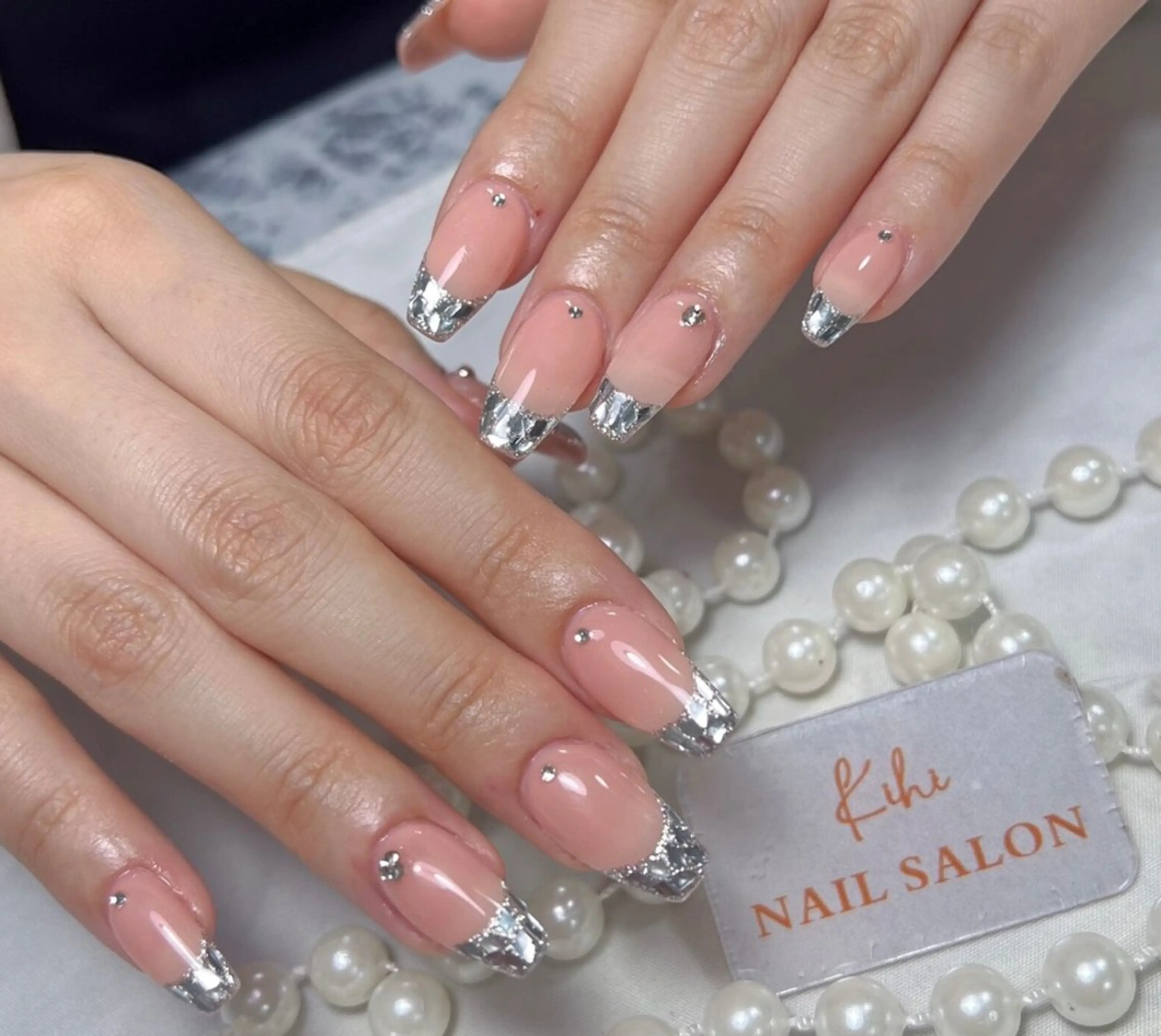 ネイル アートネイル フレンチネイル ジェルネイル グラデーション 韓国ネイル 村中 ハナのネイルデザイン