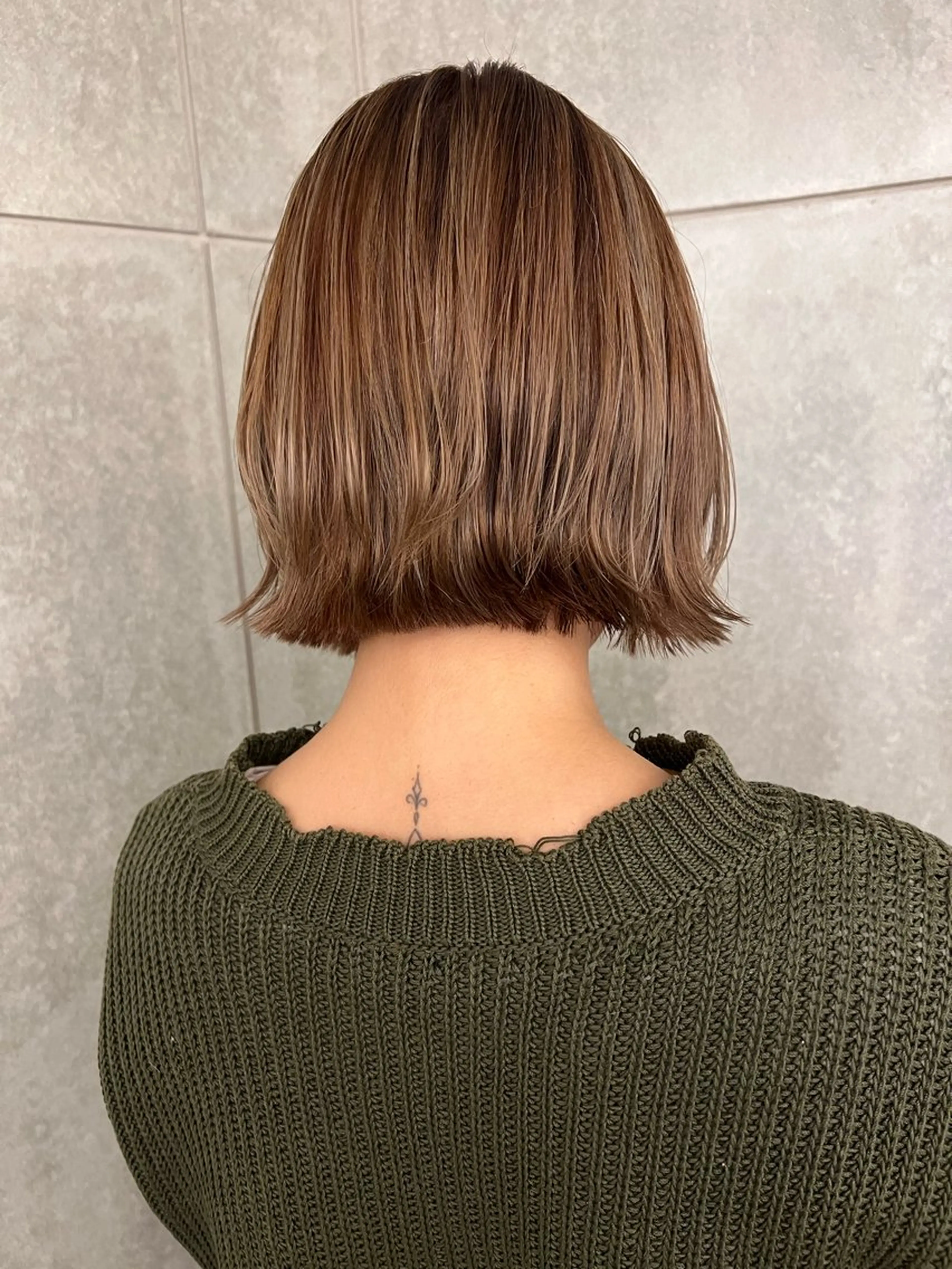 ショート ボブ 外ハネヘア matsuno ayumiのヘアスタイル