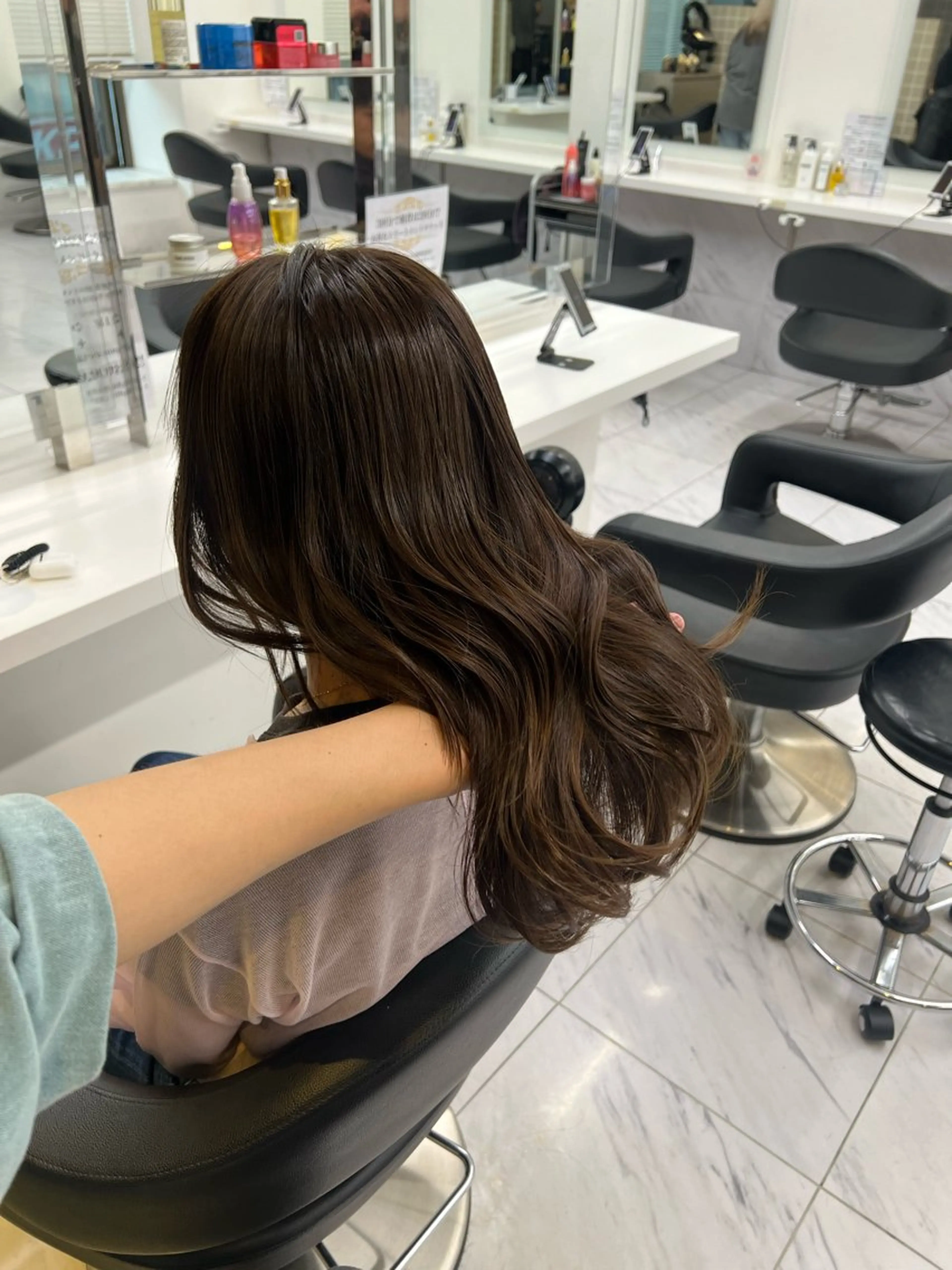 ロング カラー カット ヘアカラー 韓国レイヤーカット /REIのヘアスタイル