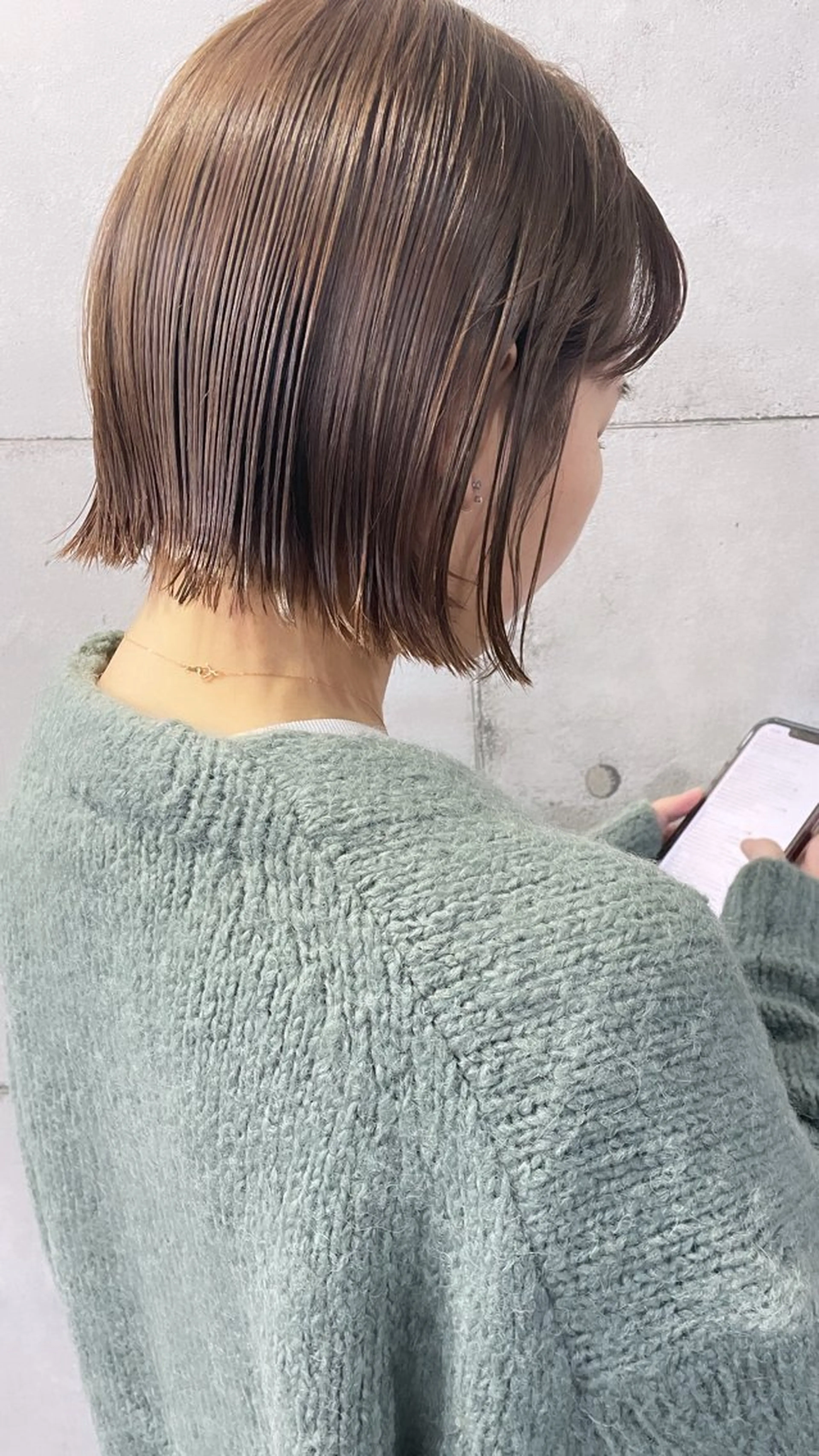 ミディアム カラー ヘアカラー トリートメント MAIKO 【中崎・茶屋町】のヘアスタイル