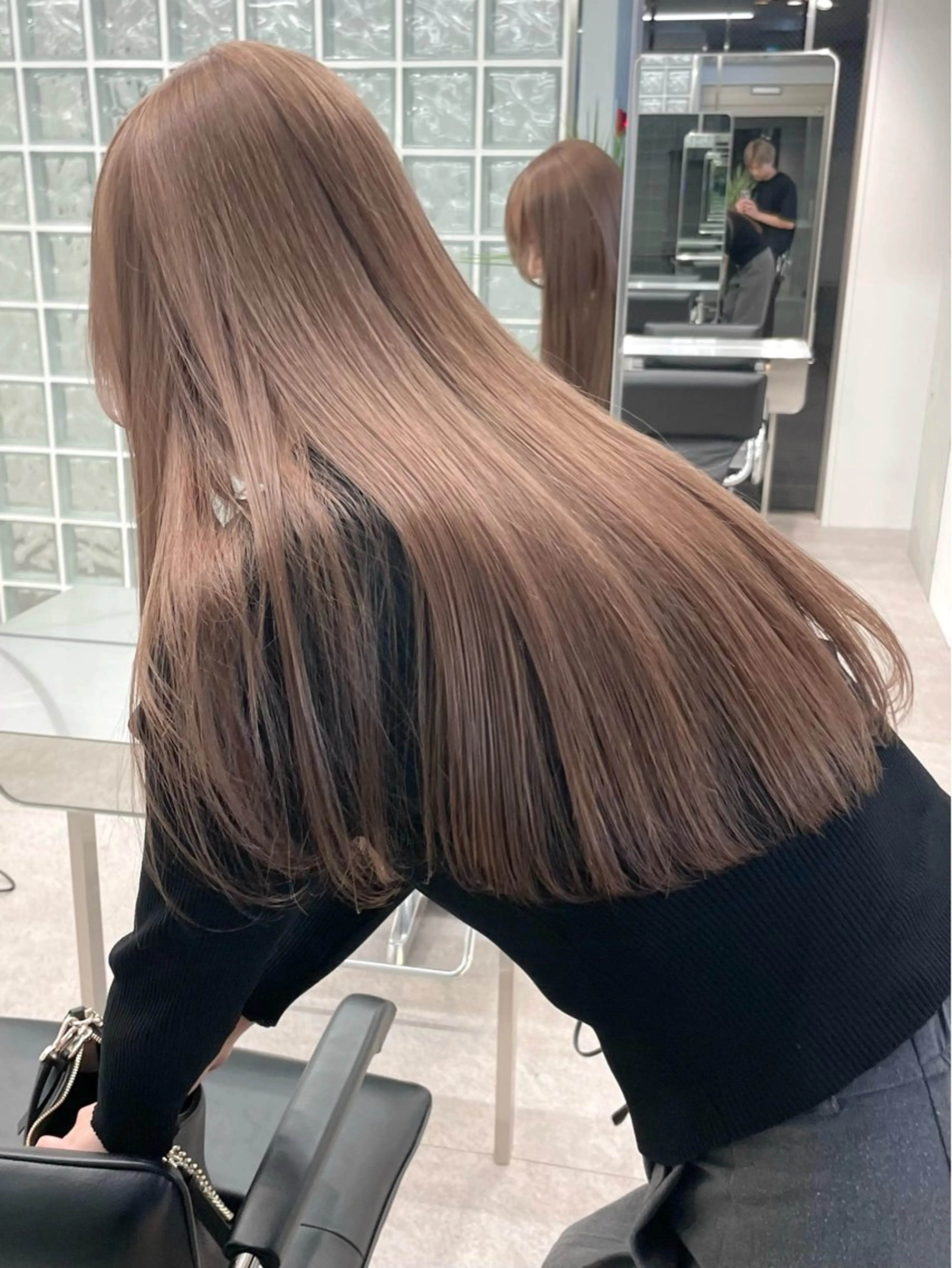 ロング カラー 酒井 竜也のヘアスタイル