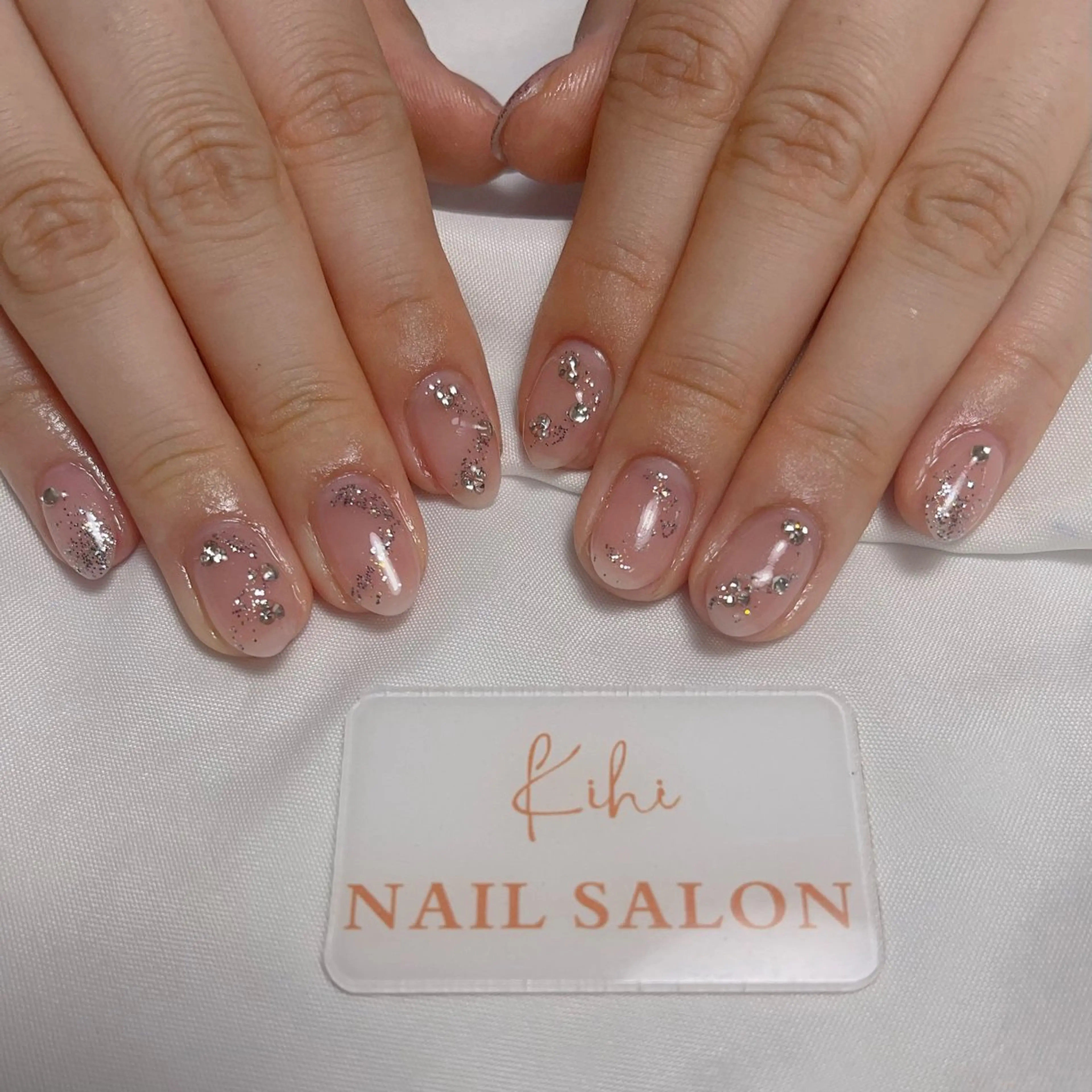 ネイル アートネイル フレンチネイル ジェルネイル グラデーション 韓国ネイル ハンドネイル ハンドケア さくら💮💮 【オフ無料】のネイルデザイン