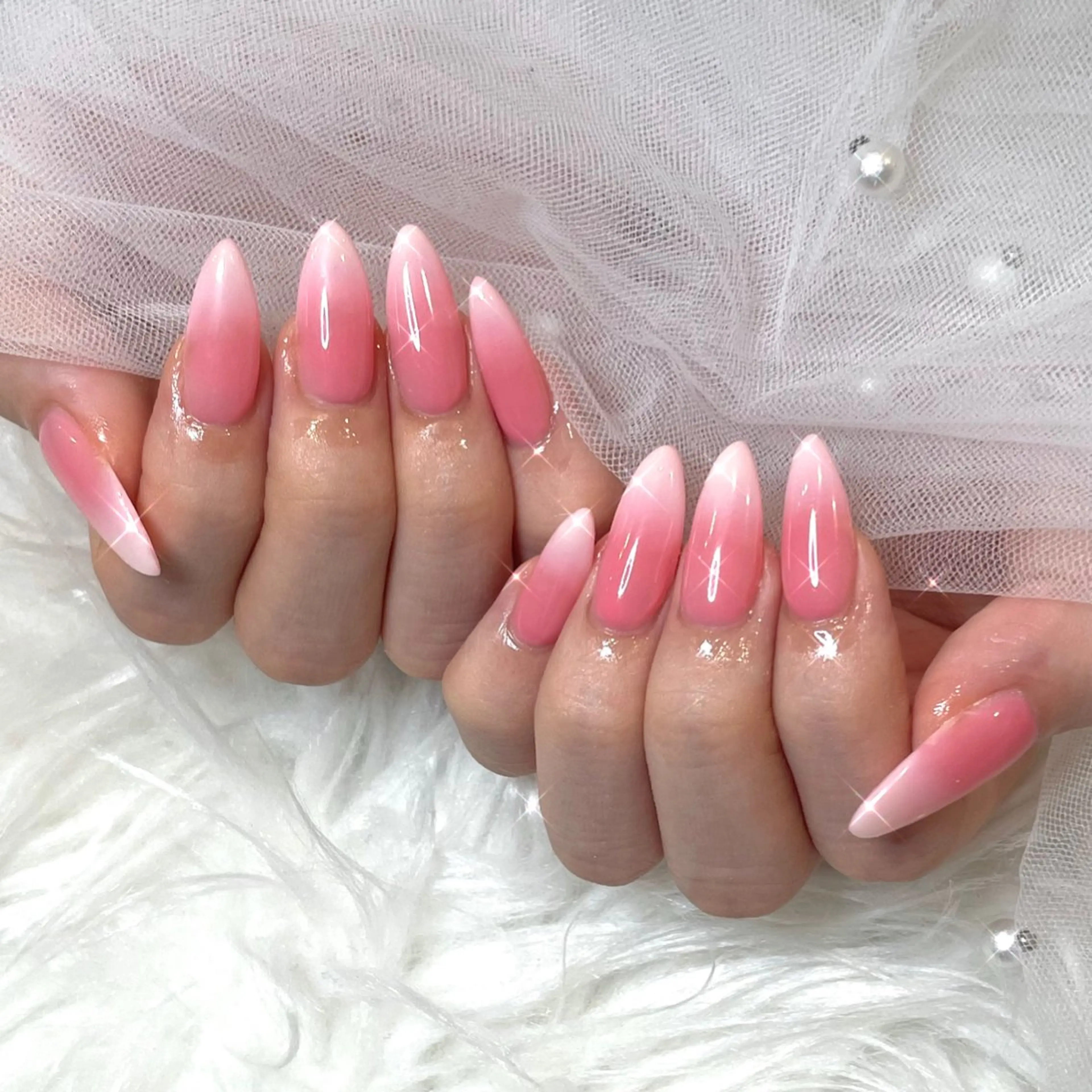 ネイル グラデーション nailsalon Moa【モア】所属・yurika 🌷.*･ﾟのネイルデザイン