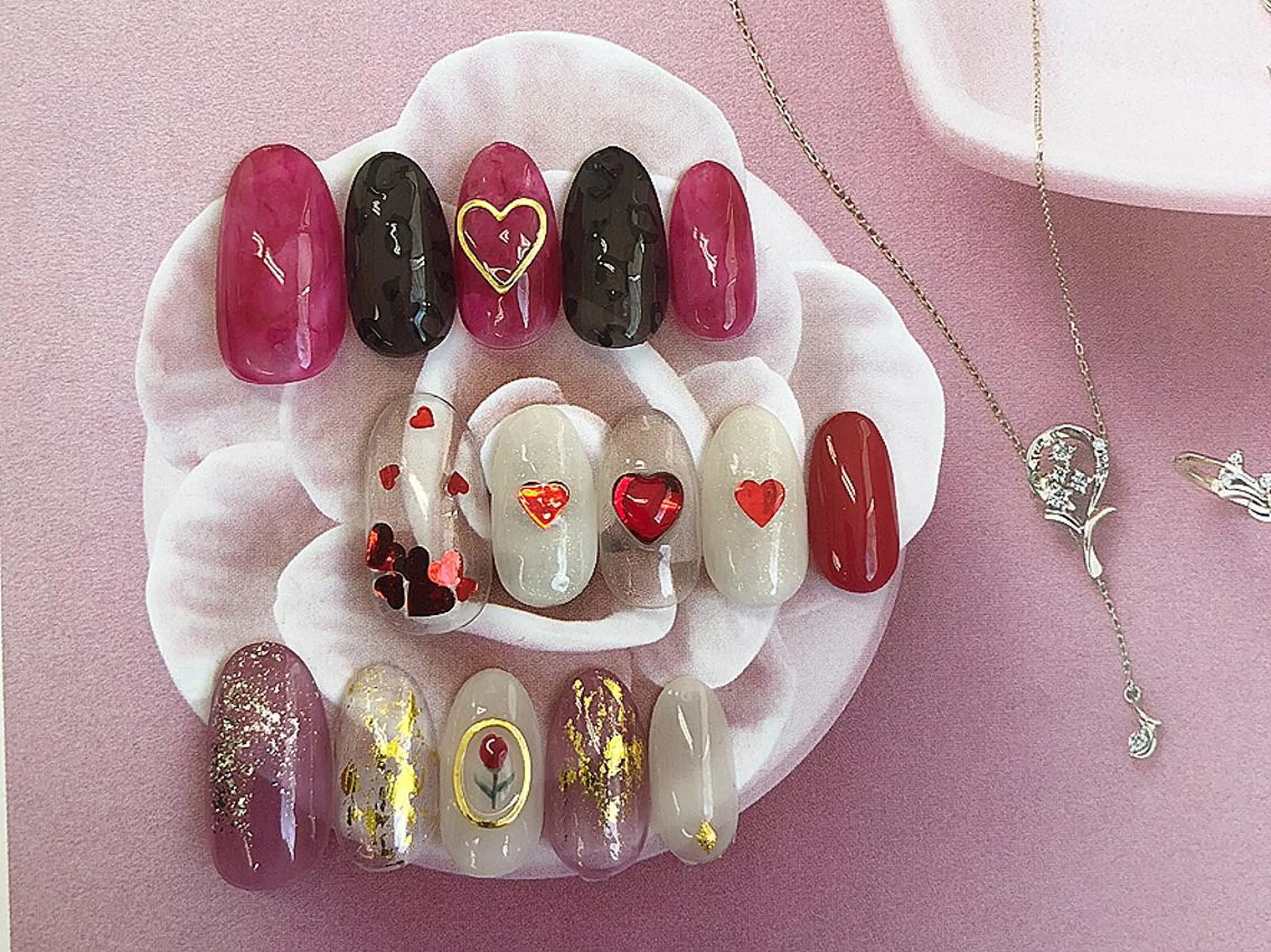 ショート カラー chéri sinagawaのネイルデザイン