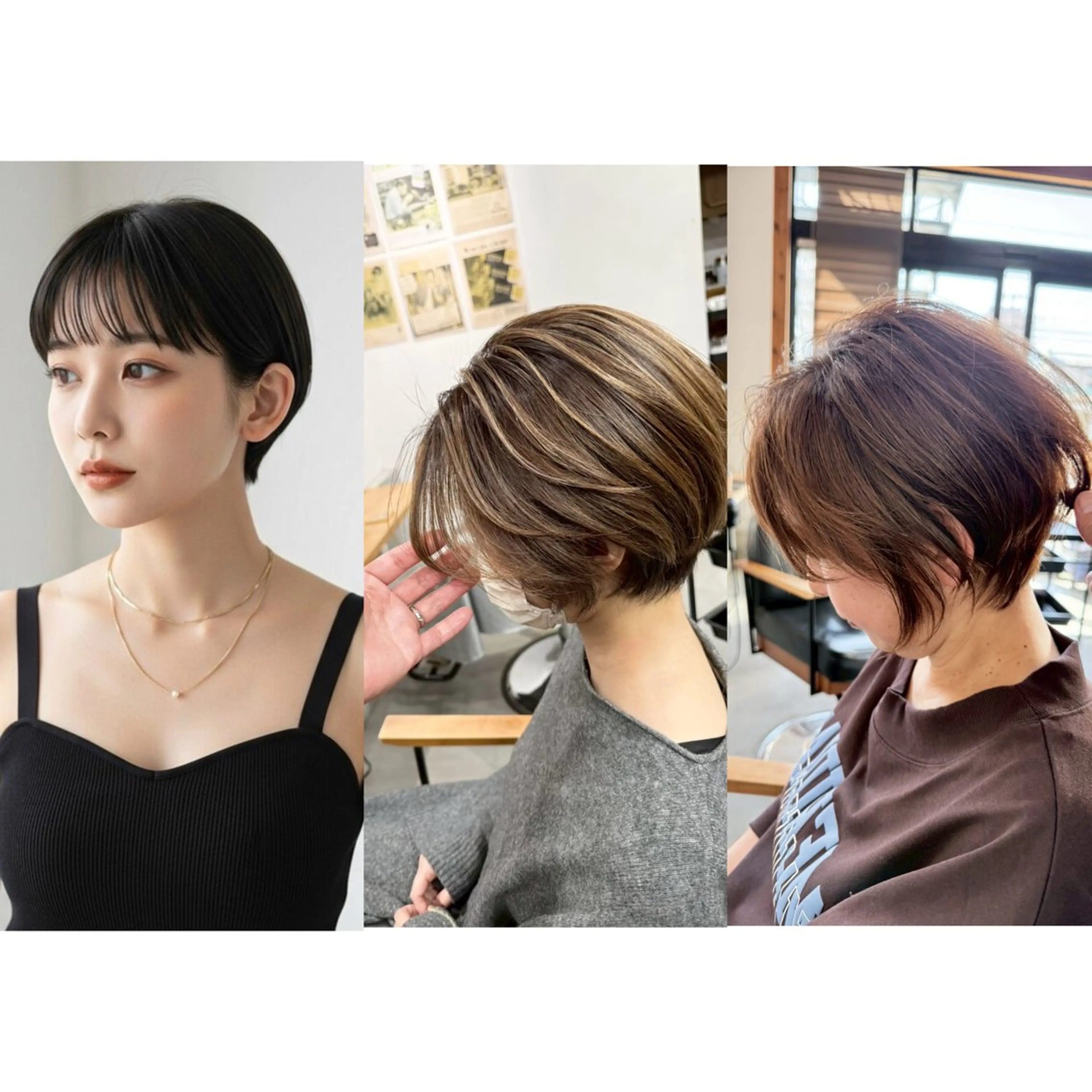 【リクエスト予約必須】【レディースショートボブカット限定】カットの写真