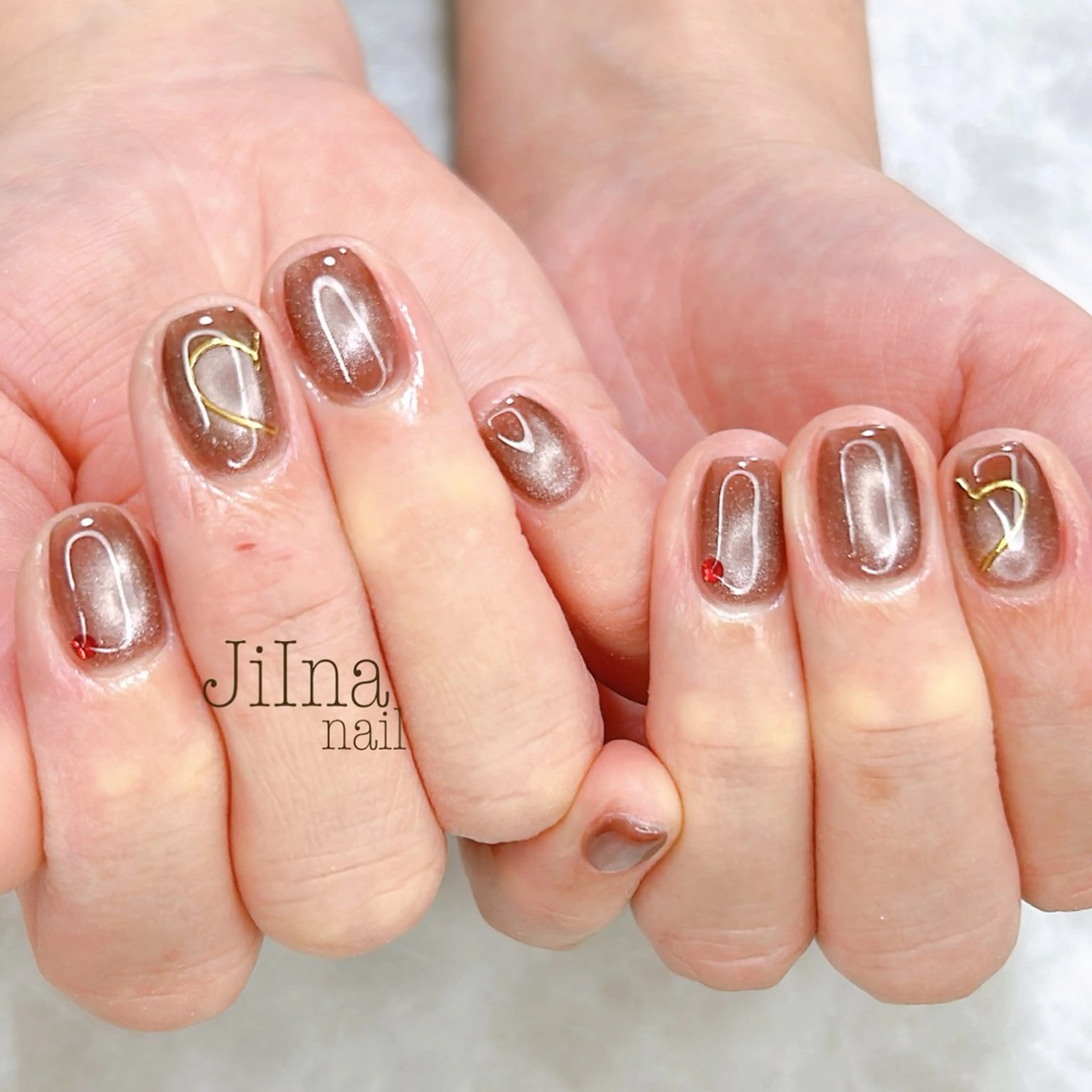 ネイル 持ち込み JiIna nailのネイルデザイン