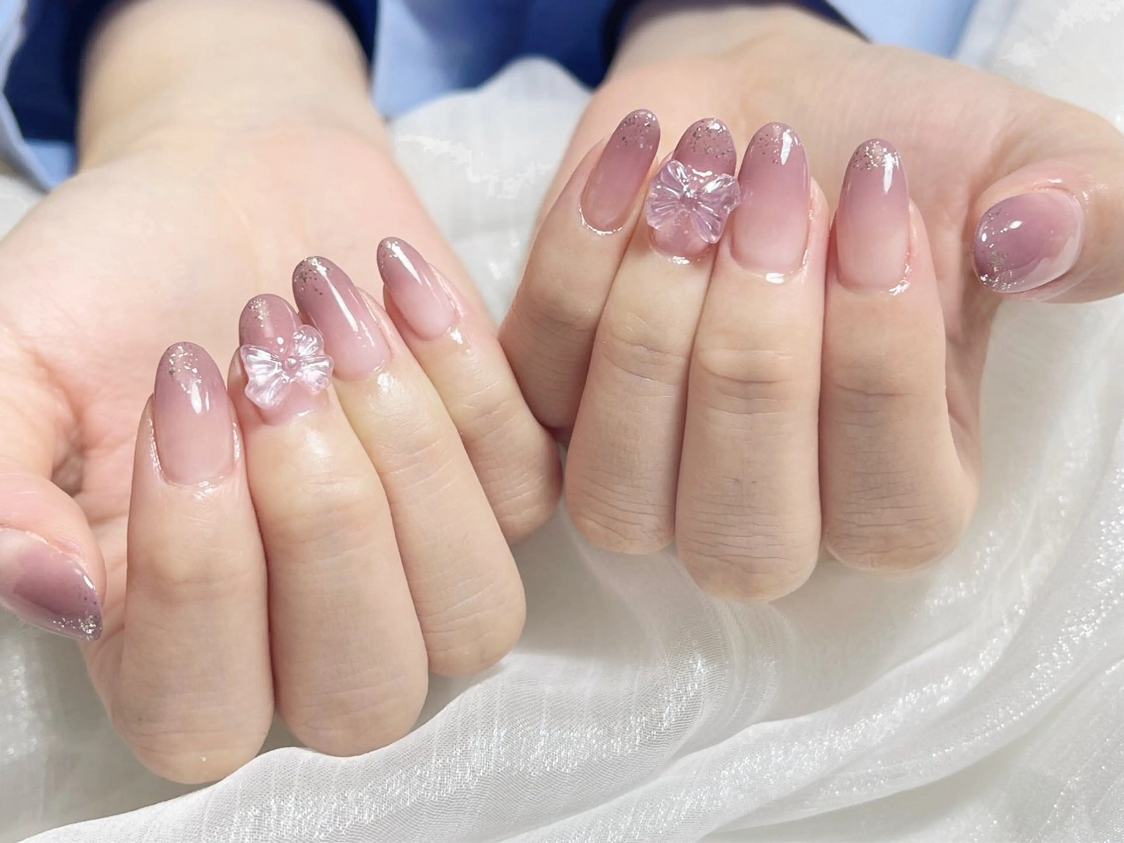 ネイル ハンドネイル 🎀ネイルサロン エクラYUI🎀のネイルデザイン