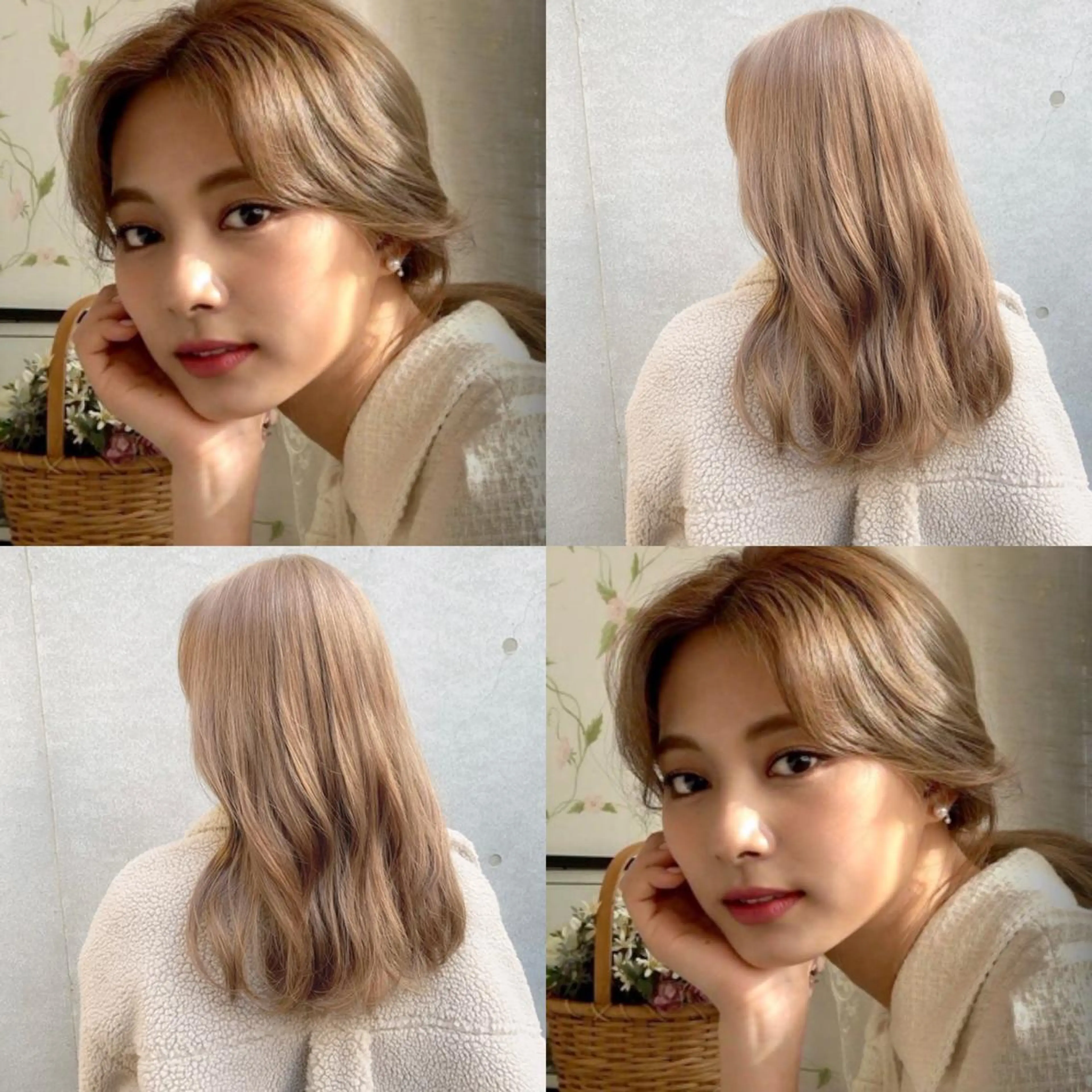 ミディアム カラー ベージュカラー ミルクティーベージュ 🍒暖色✖️レイヤー ／Haruna🍒のヘアスタイル