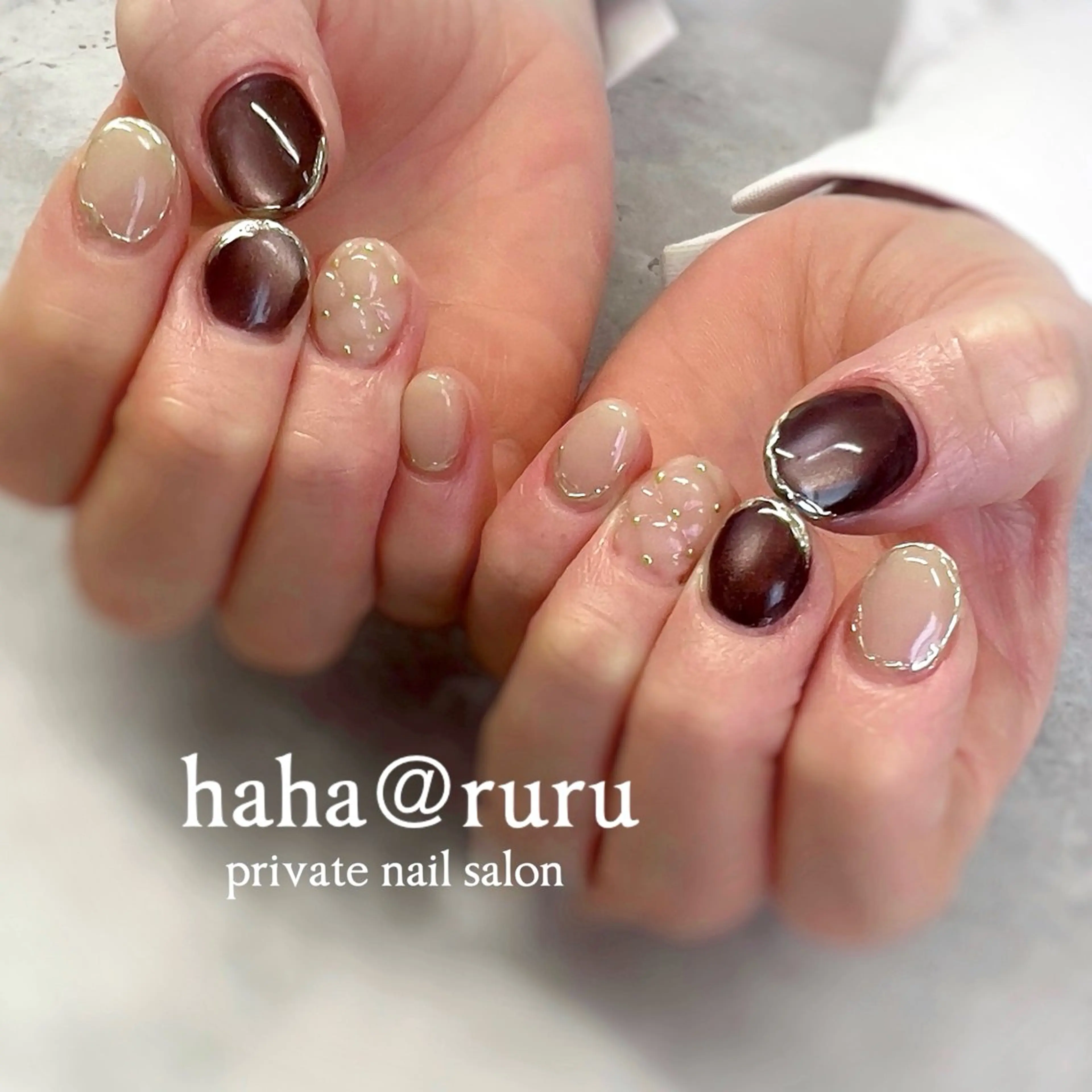 ネイル haha@ ruruのネイルデザイン