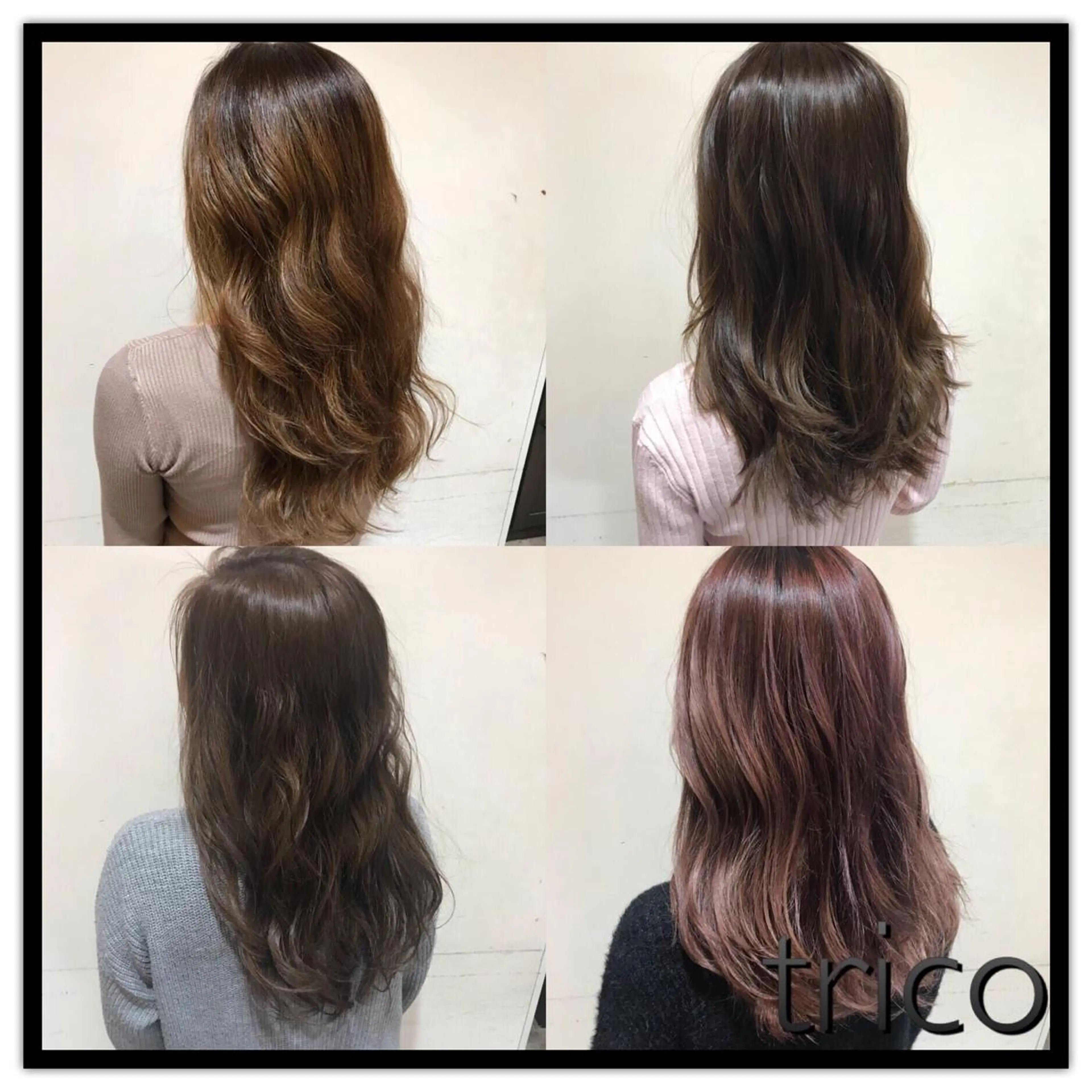 セミロング カラー 似合わせ/ブリーチ カラー.岡田友仁のヘアスタイル