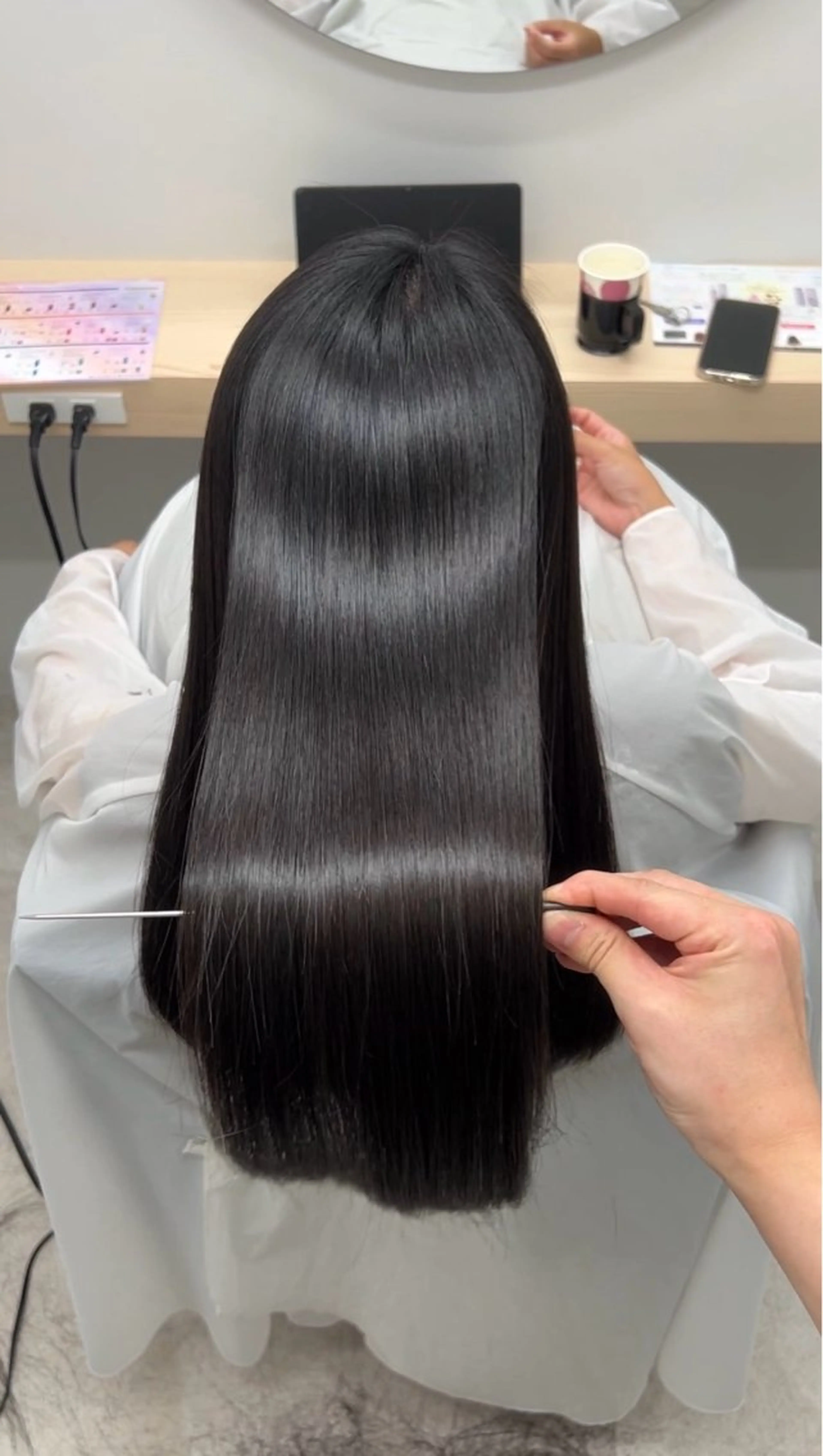 ロング カット 縮毛矯正 トリートメント 個室　髪質改善サロン　HANARE by youres hair 神楽坂 【はなれ】所属・🌈髪質改善 縮毛矯正特化🌈松田のヘアスタイル